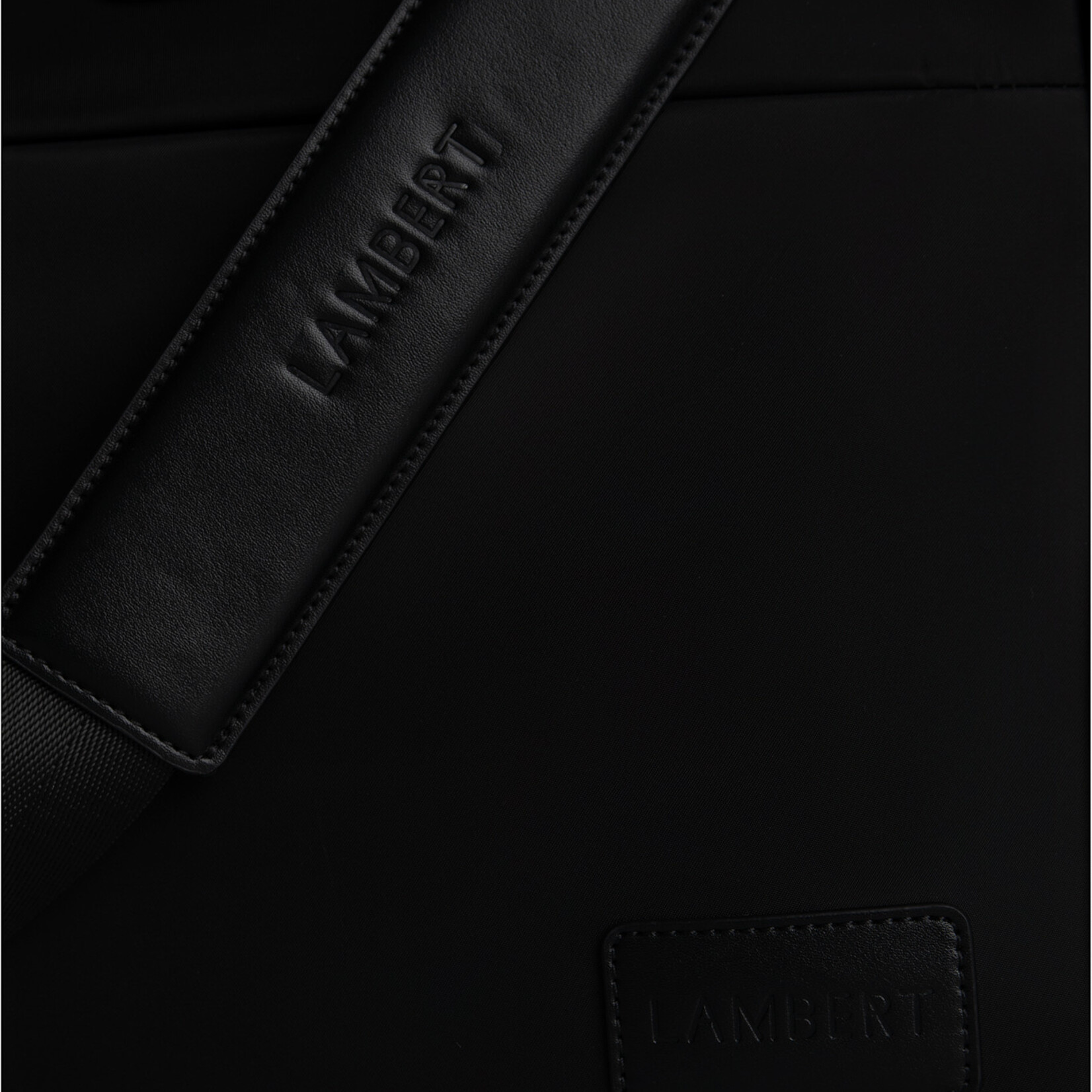 Lambert Le Oslo - Sac de voyage fourre-tout en nylon recyclé - Noir