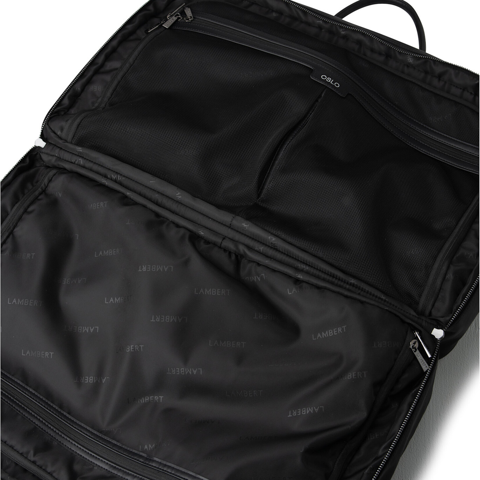 Lambert Le Oslo - Sac de voyage fourre-tout en nylon recyclé - Noir