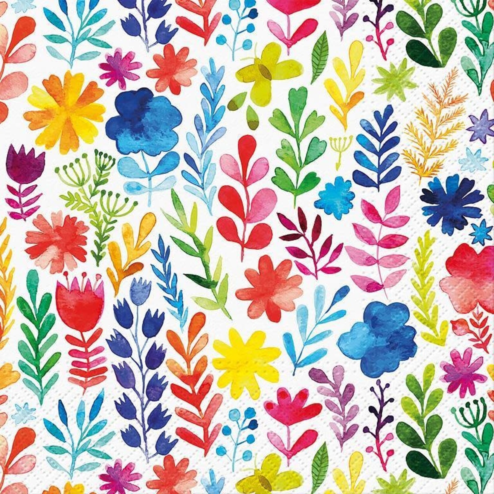 Abbott Serviettes de table - Fleurs botaniques