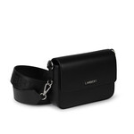 Lambert Le Amélie - Sac à main 2-en-1 en cuir vegan - Noir