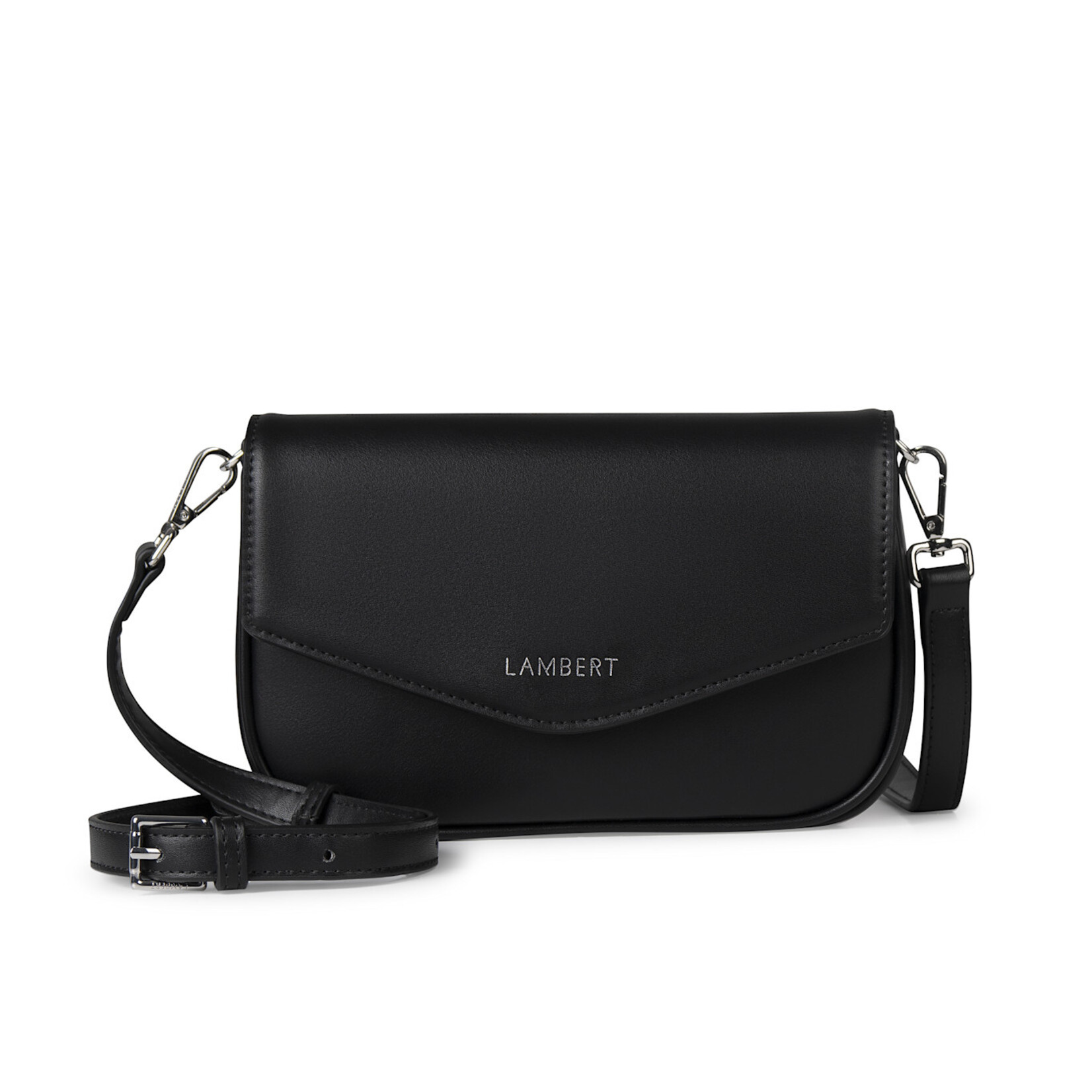 Lambert Le Gabby - Sac à main 2-en-1 en cuir vegan - Noir
