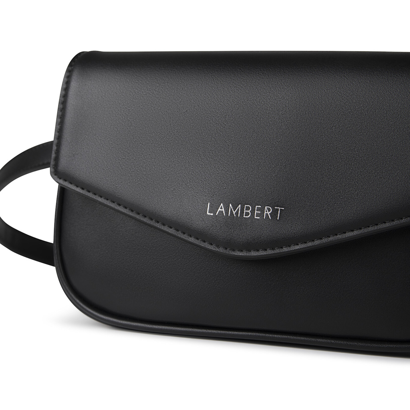Lambert Le Gabby - Sac à main 2-en-1 en cuir vegan - Noir