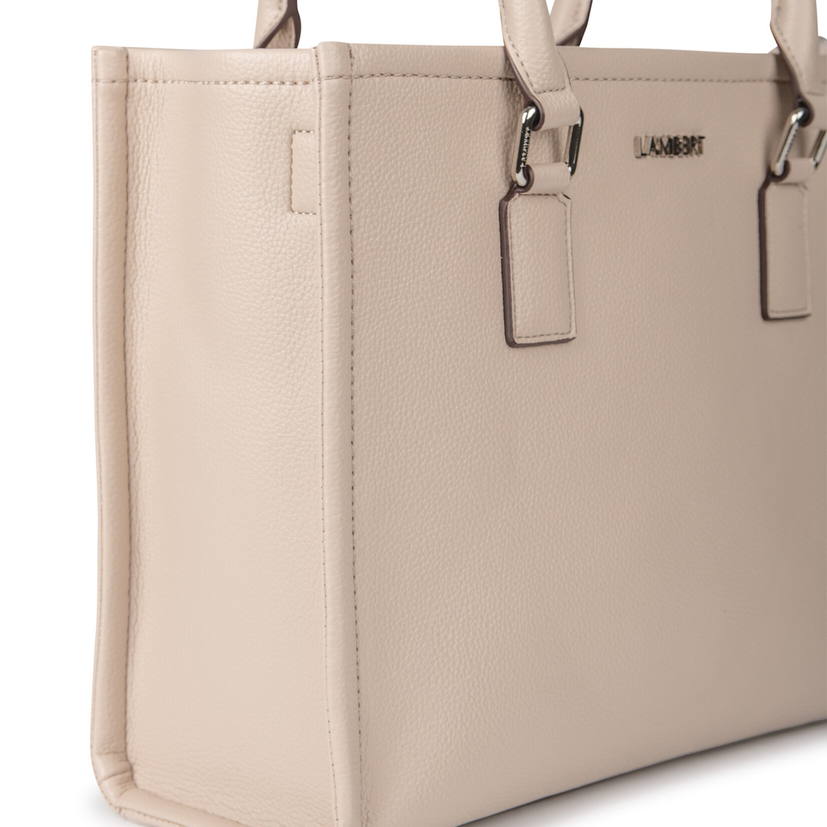 Lambert Le Vera - Sac à main 2-en-1 cuir vegan - Amande