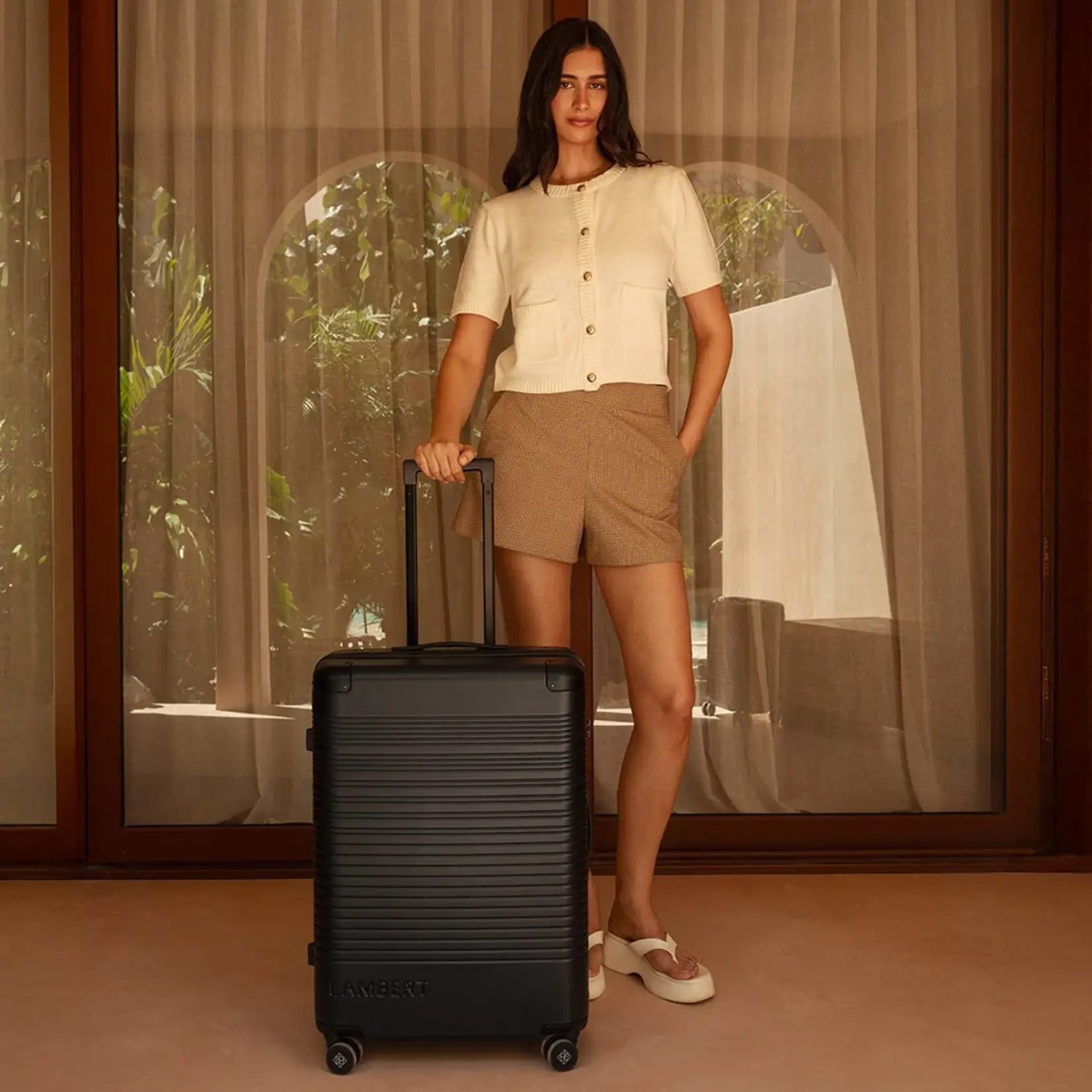 Lambert La Milan - Valise d’enregistrement moyenne - Noire