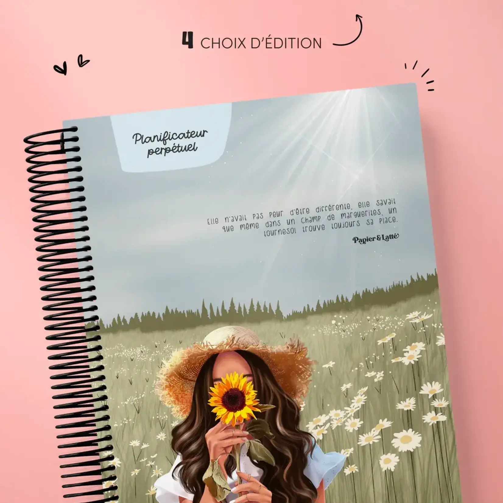 Papier & Latté Agenda 4e édition -Isaella -  non-daté