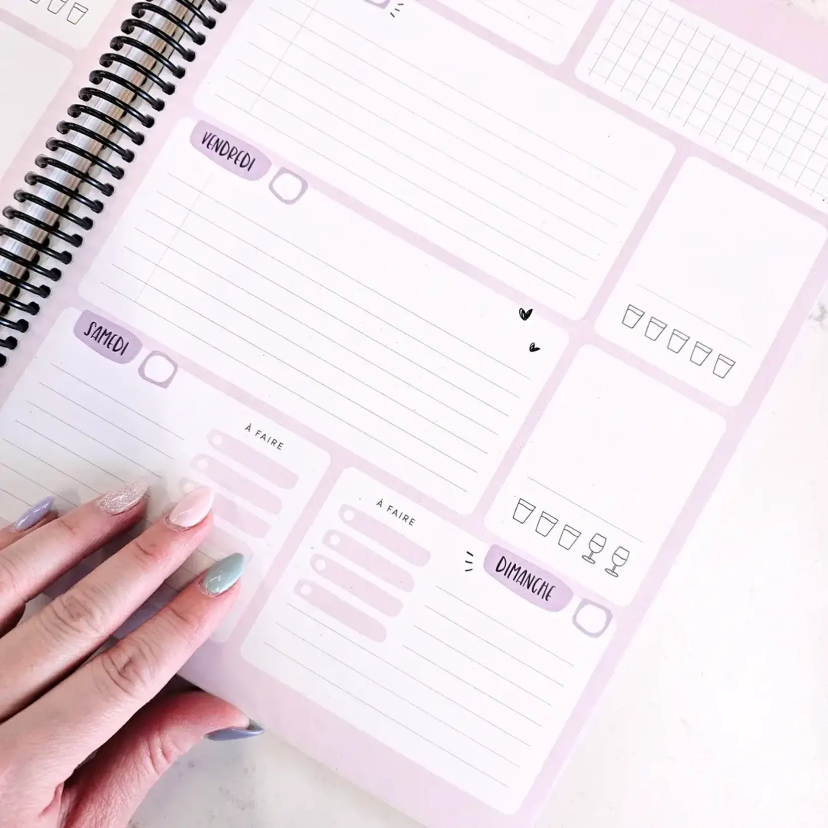 Papier & Latté Agenda 4e édition -Isaella -  non-daté