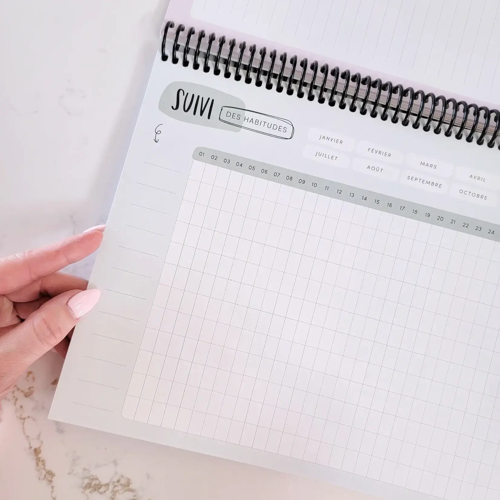Papier & Latté Agenda 4e édition -Isaella -  non-daté