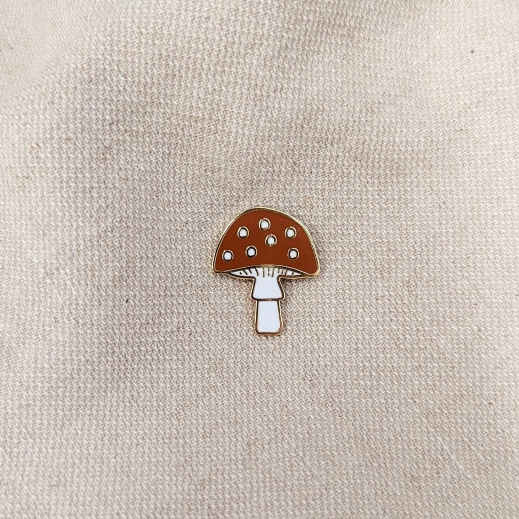 Mimi and August Épinglette- Champignon