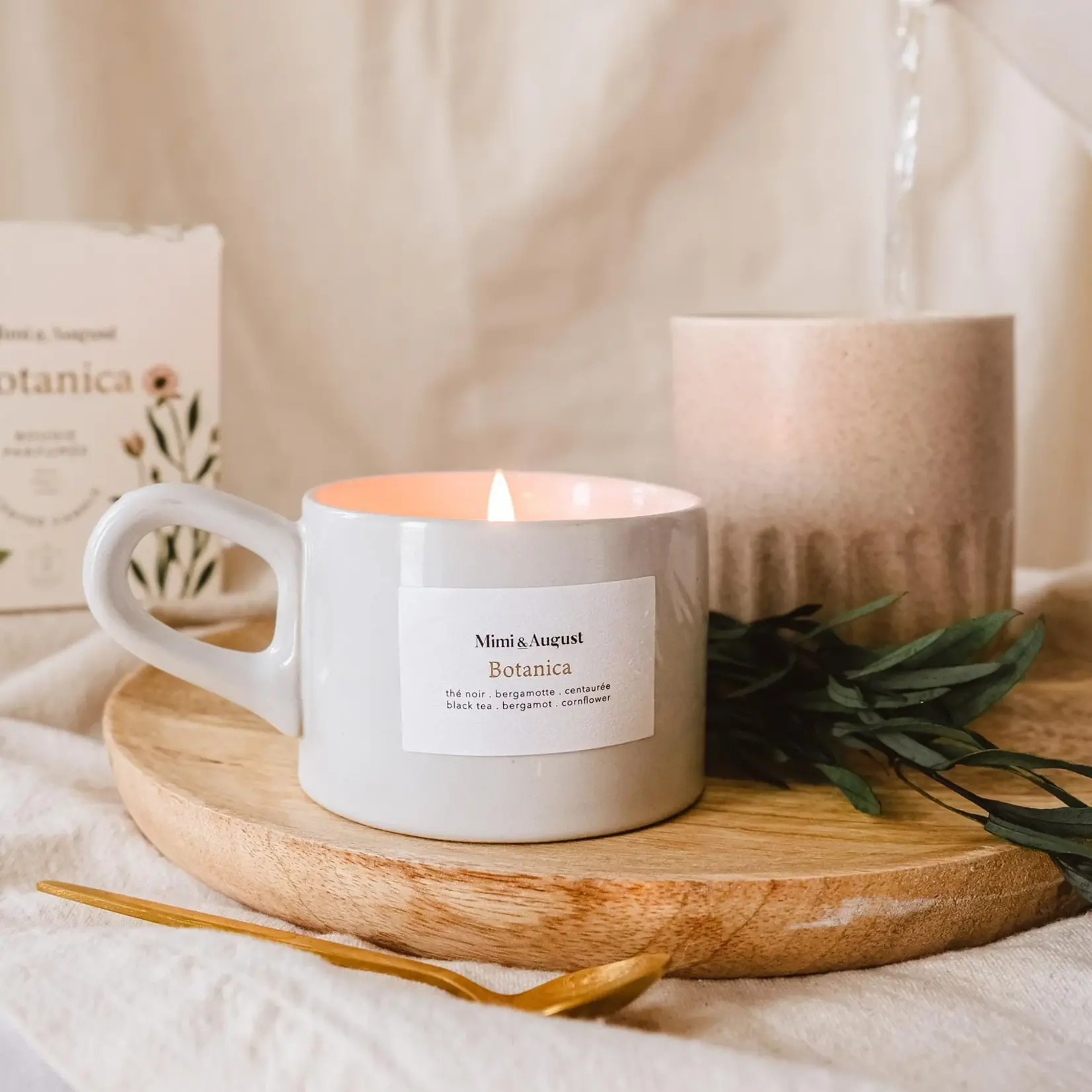 Mimi and August Botanica - Bougie réutilisable 5,5 oz