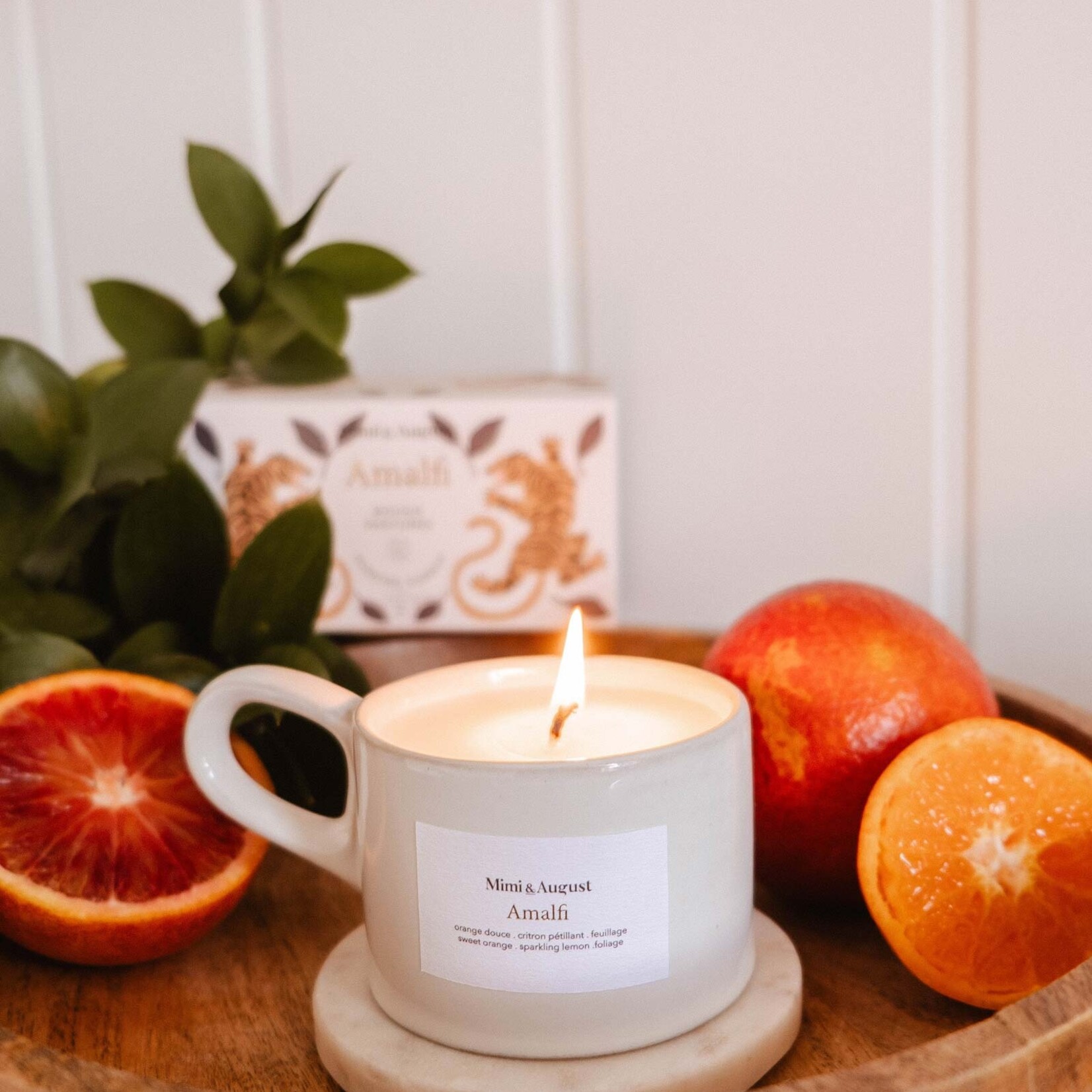 Mimi and August Amalfi - Bougie réutilisable 5.5oz