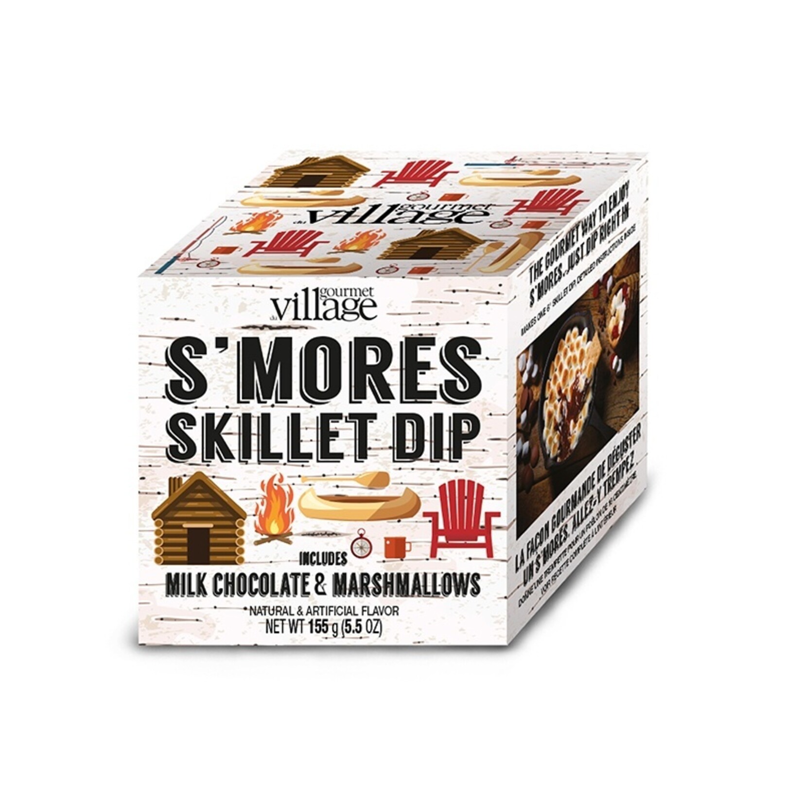 Gourmet du Village Recharge de sauce S'mores pour poêle – Sensible à la chaleur
