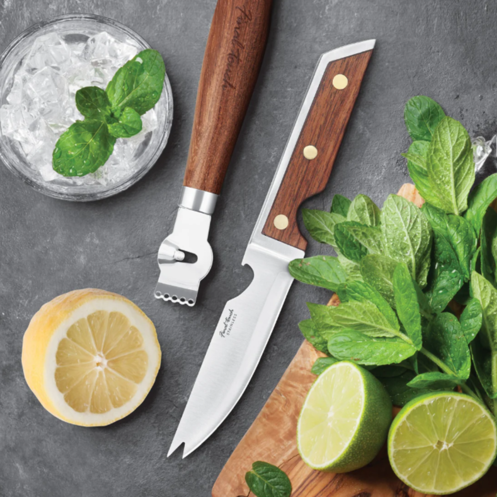 Final touch Ensemble zesteur et couteau de bar