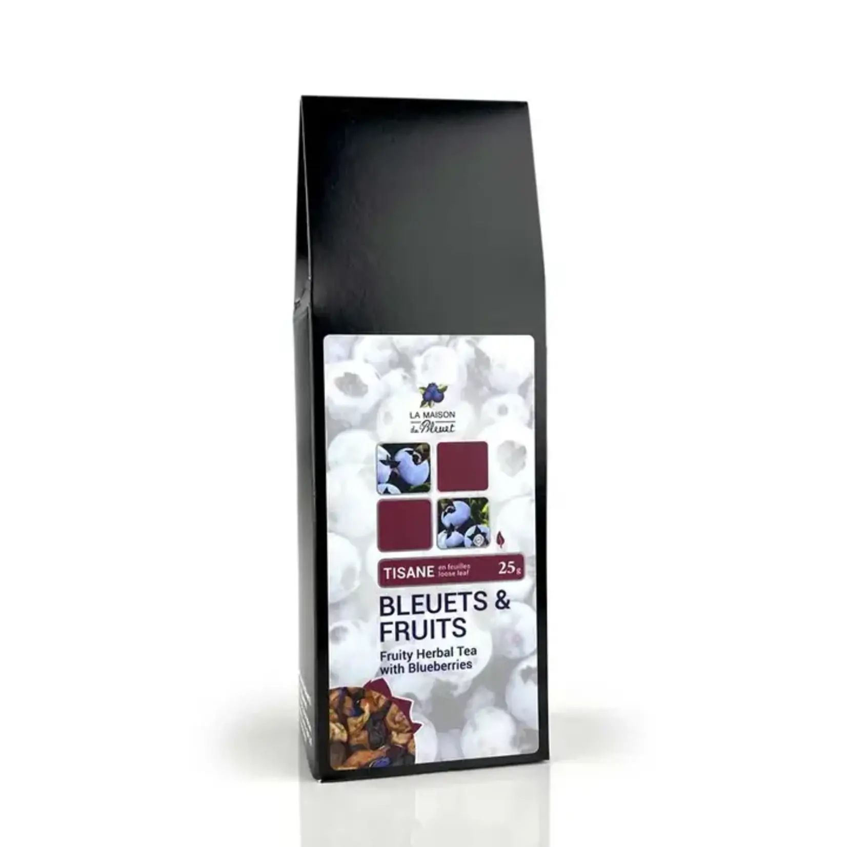 La maison du bleuet Tisane fruitée aux bleuets - 25g