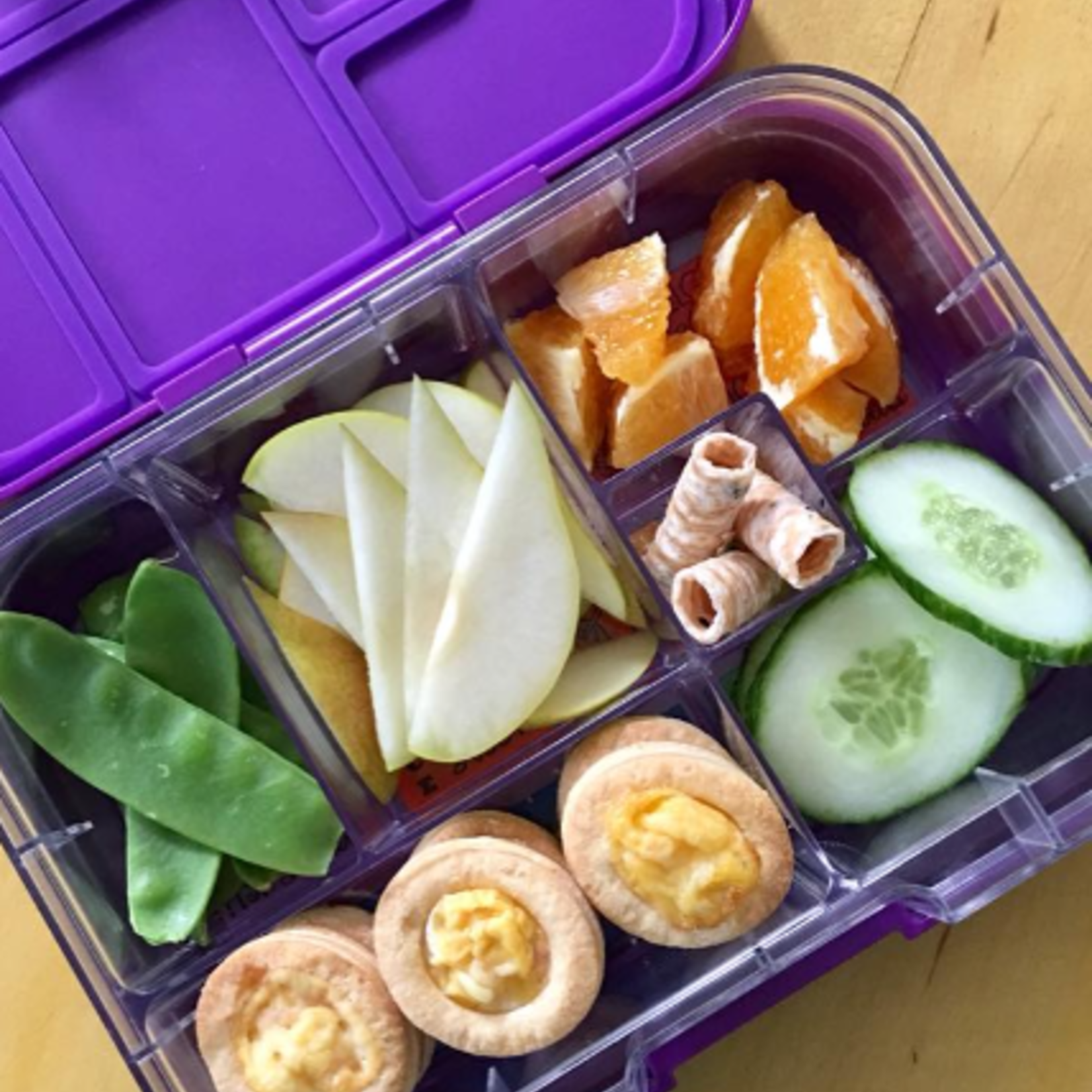 Munchbox Boîte Munchbox maxi 6 - Paon violet