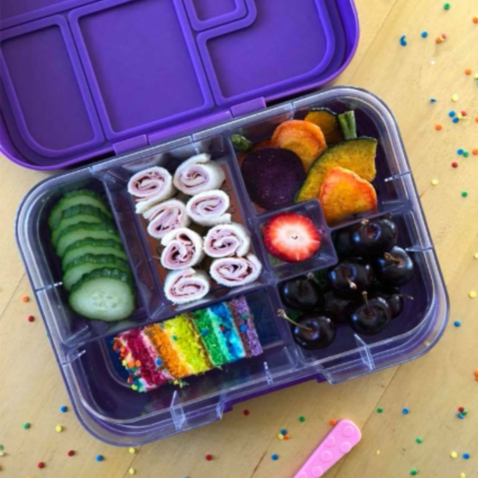Munchbox Boîte Munchbox maxi 6 - Paon violet