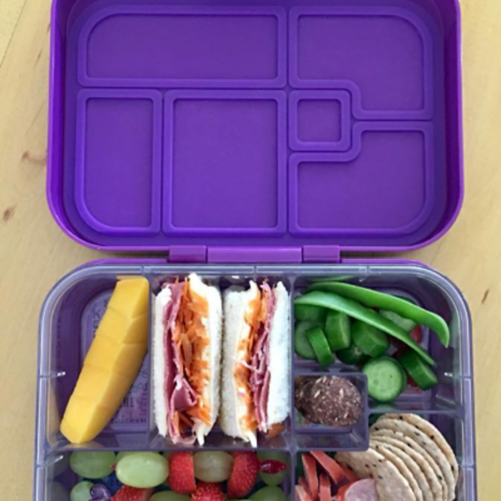 Munchbox Boîte Munchbox maxi 6 - Paon violet