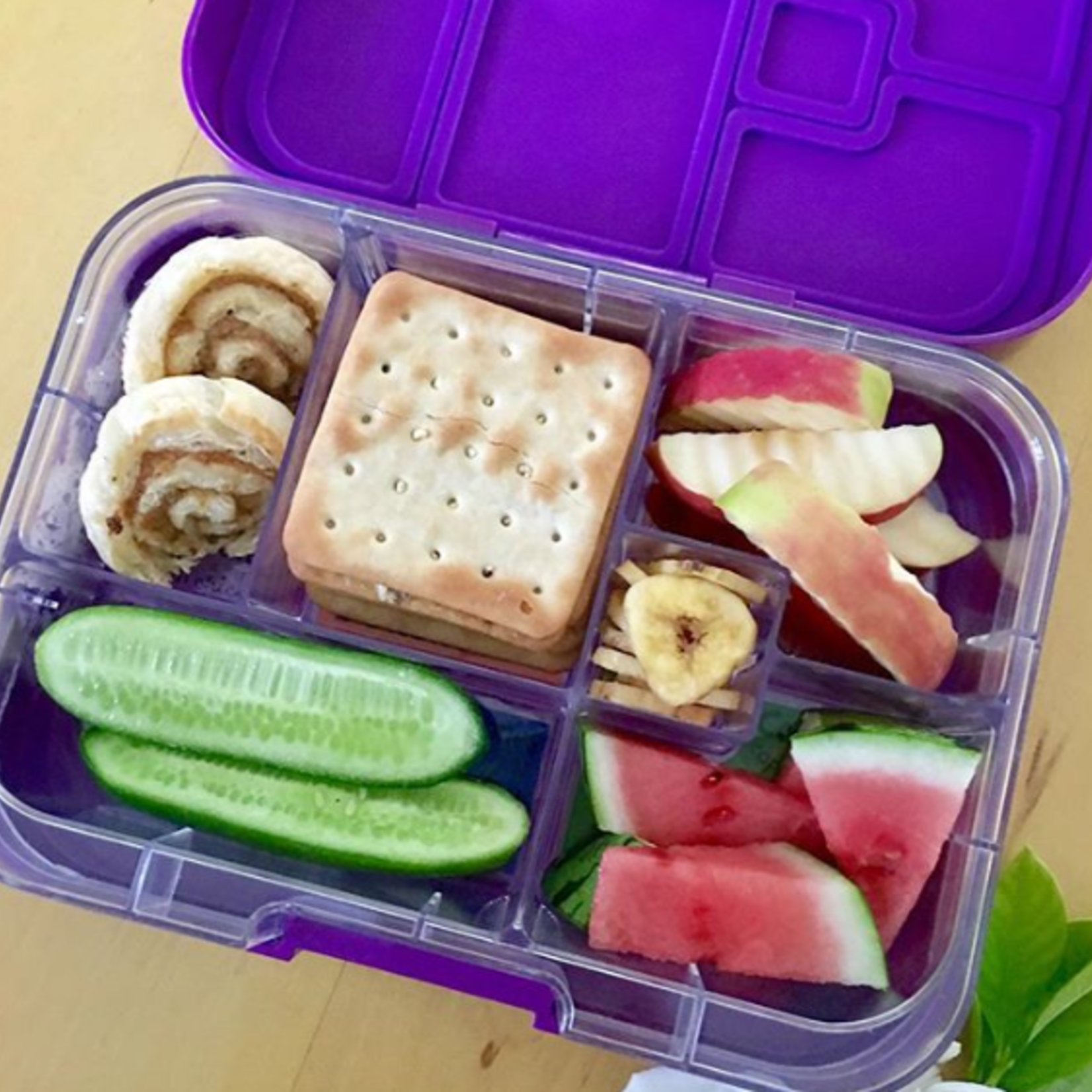 Munchbox Boîte Munchbox maxi 6 - Paon violet