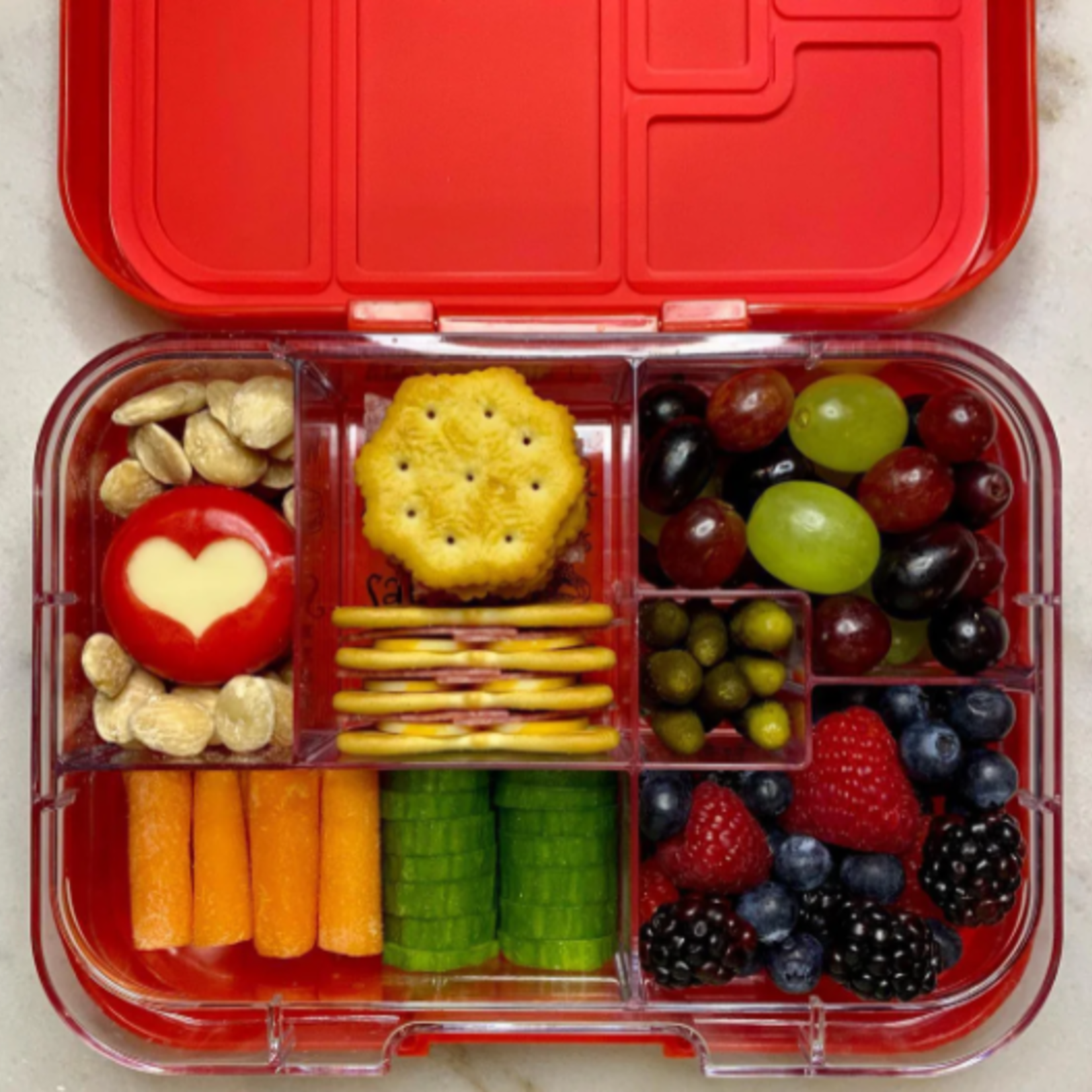 Munchbox Boîte Munchbox maxi 6 - Rouge lave