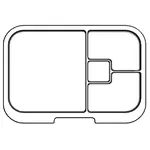 Munchbox Plateau transparent Munchbox - Mini 4
