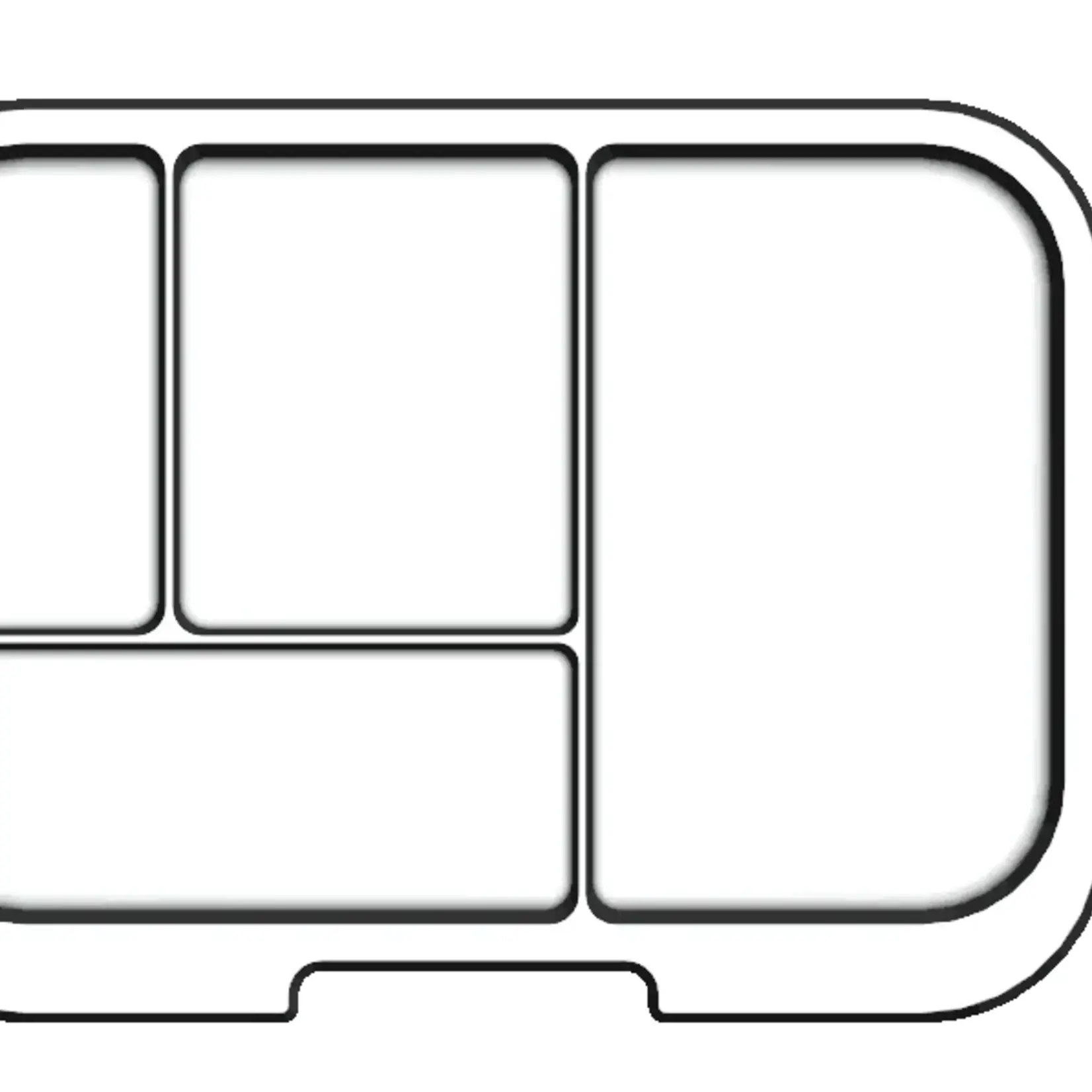 Munchbox Plateau transparent Munchbox - Méga 4
