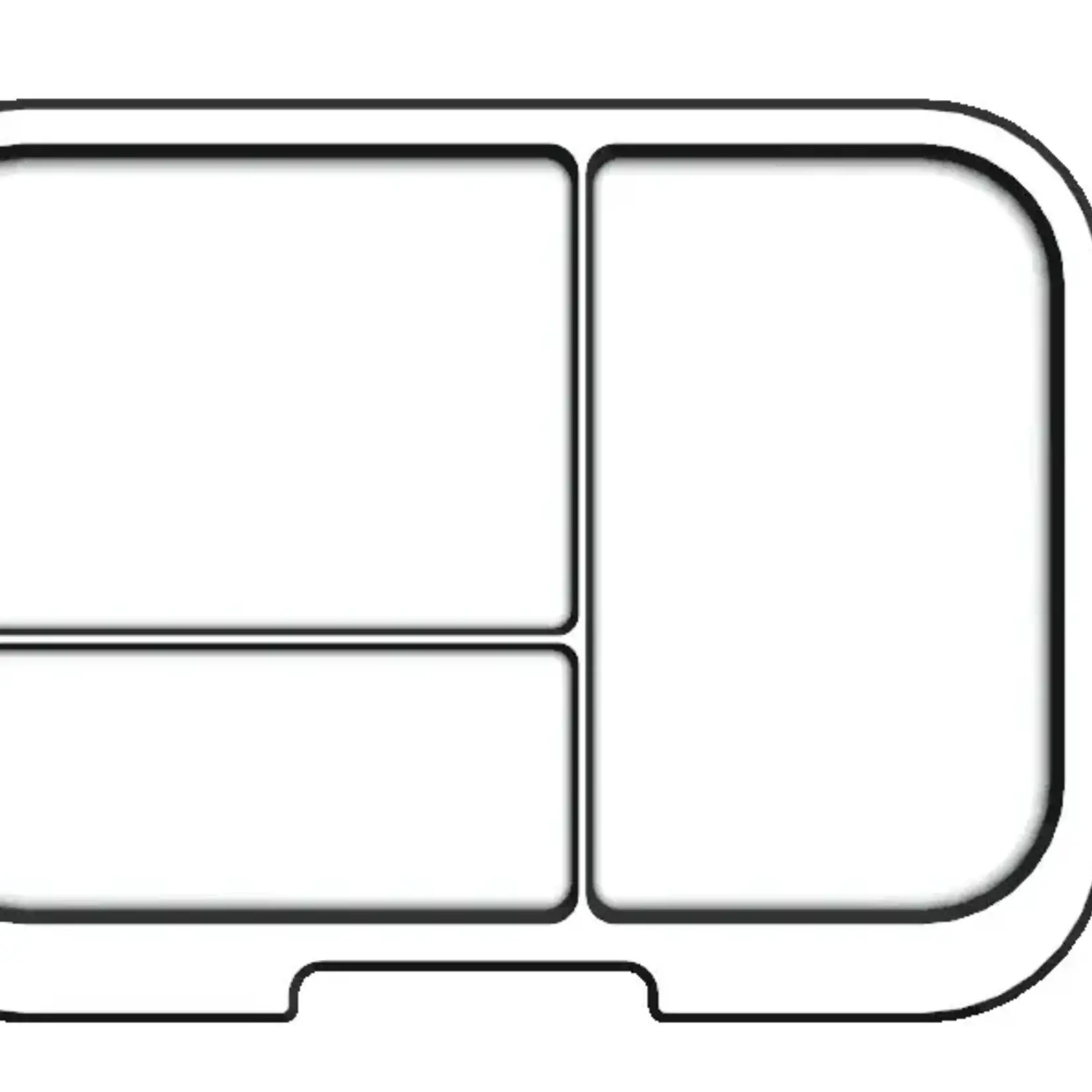 Munchbox Plateau transparent Munchbox - Méga 3