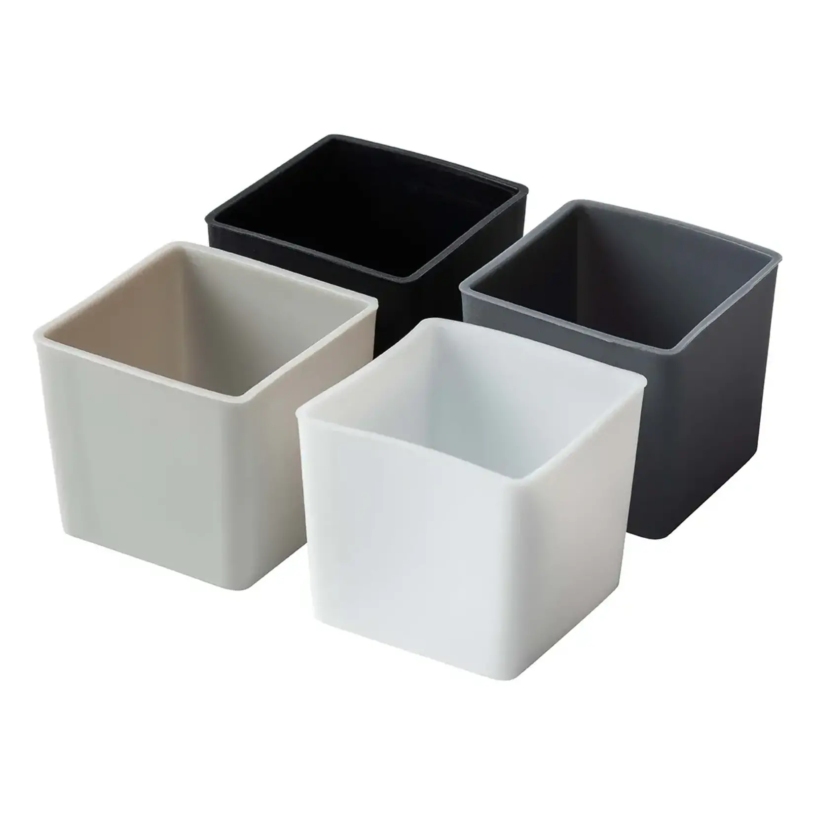 Munchbox Ensemble de 4 Munch cups carrés - Mono