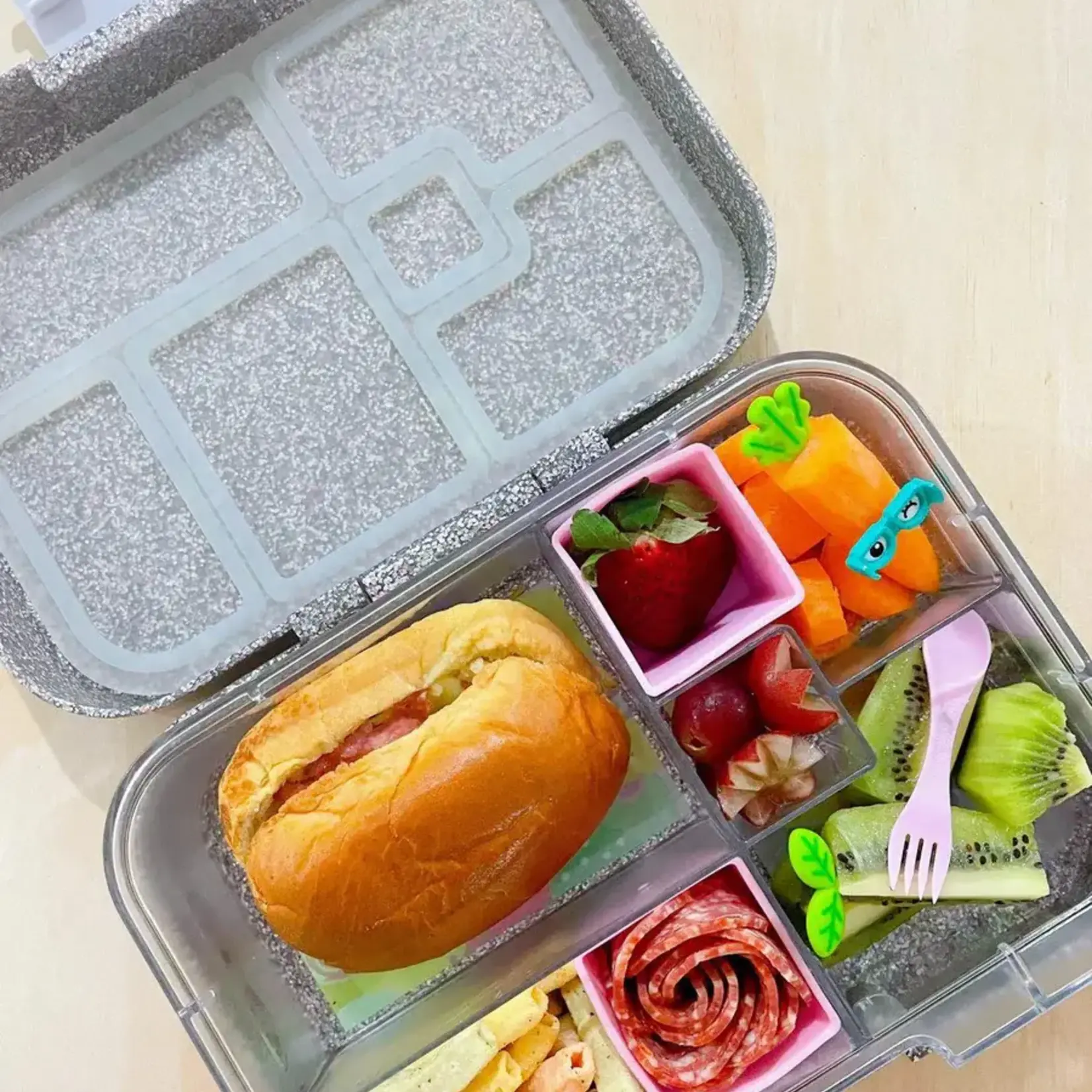 Munchbox Ensemble de 4 Munch cups carrés - Pastel
