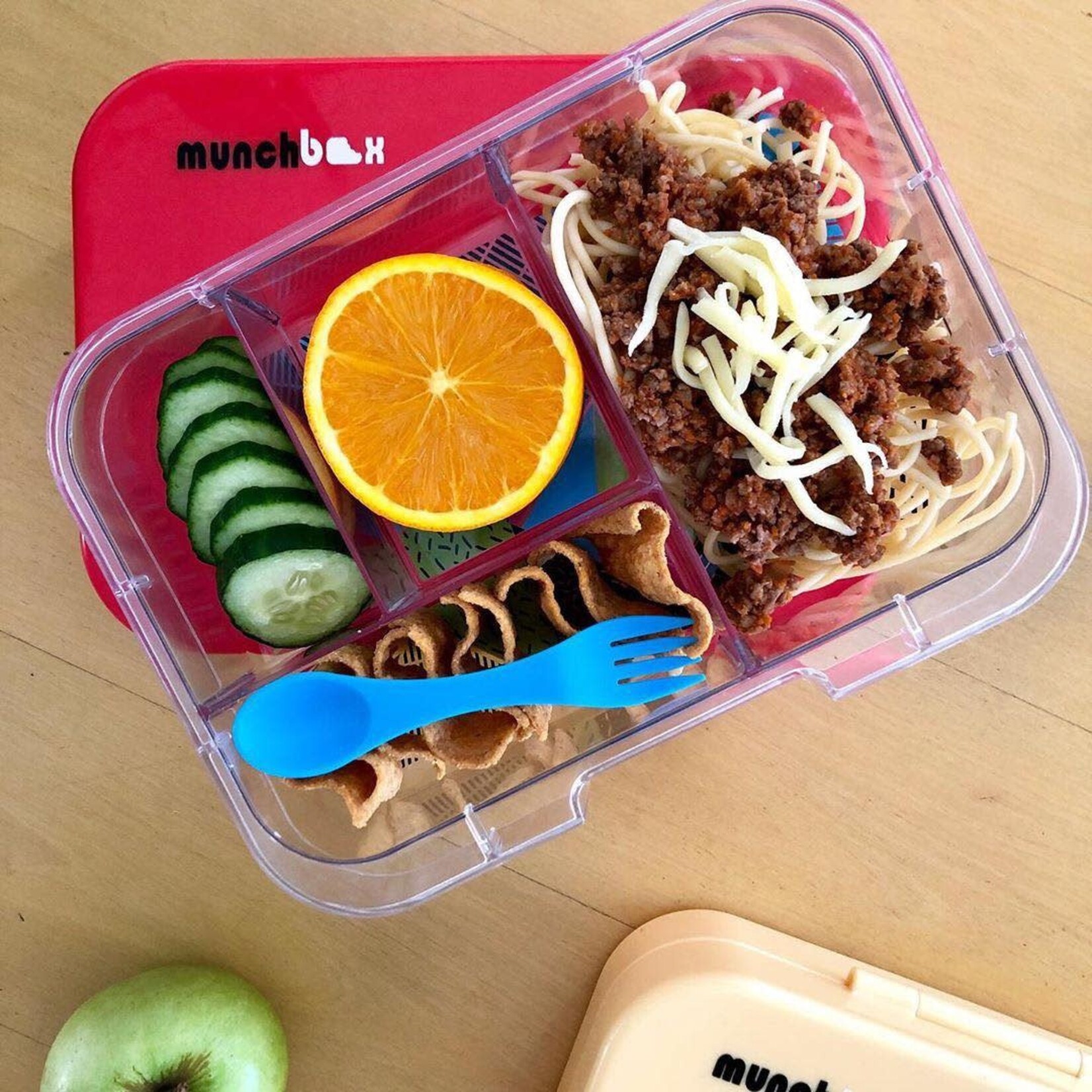 Munchbox Ensemble de 8 cuillères et fourchettes Munchbox - Couleur primaire