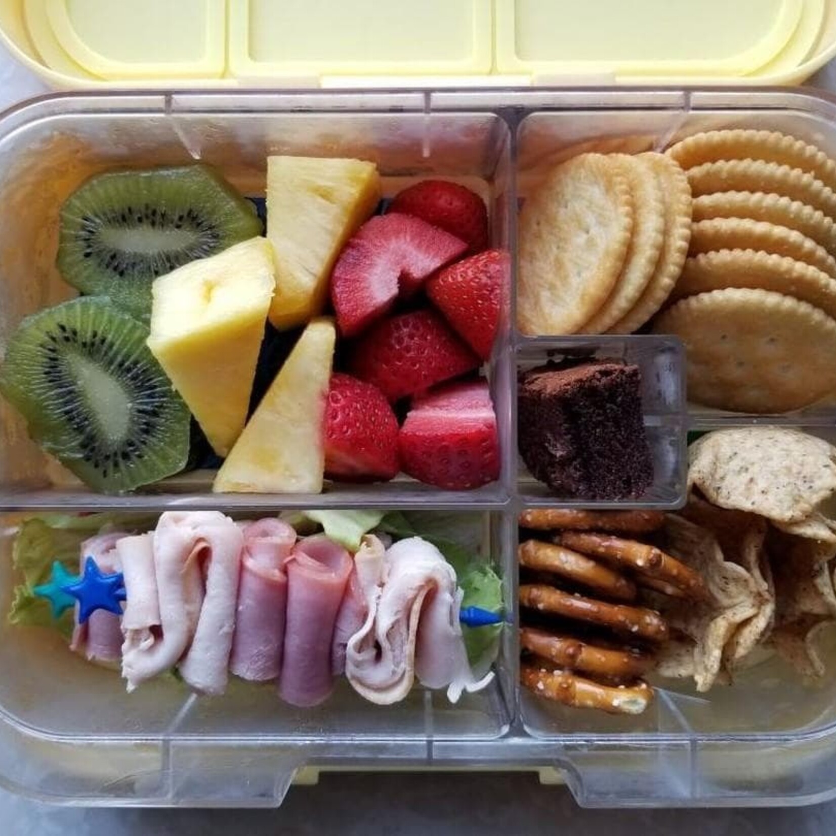 Munchbox Boîte Munchbox midi 5 - Jaune limonade