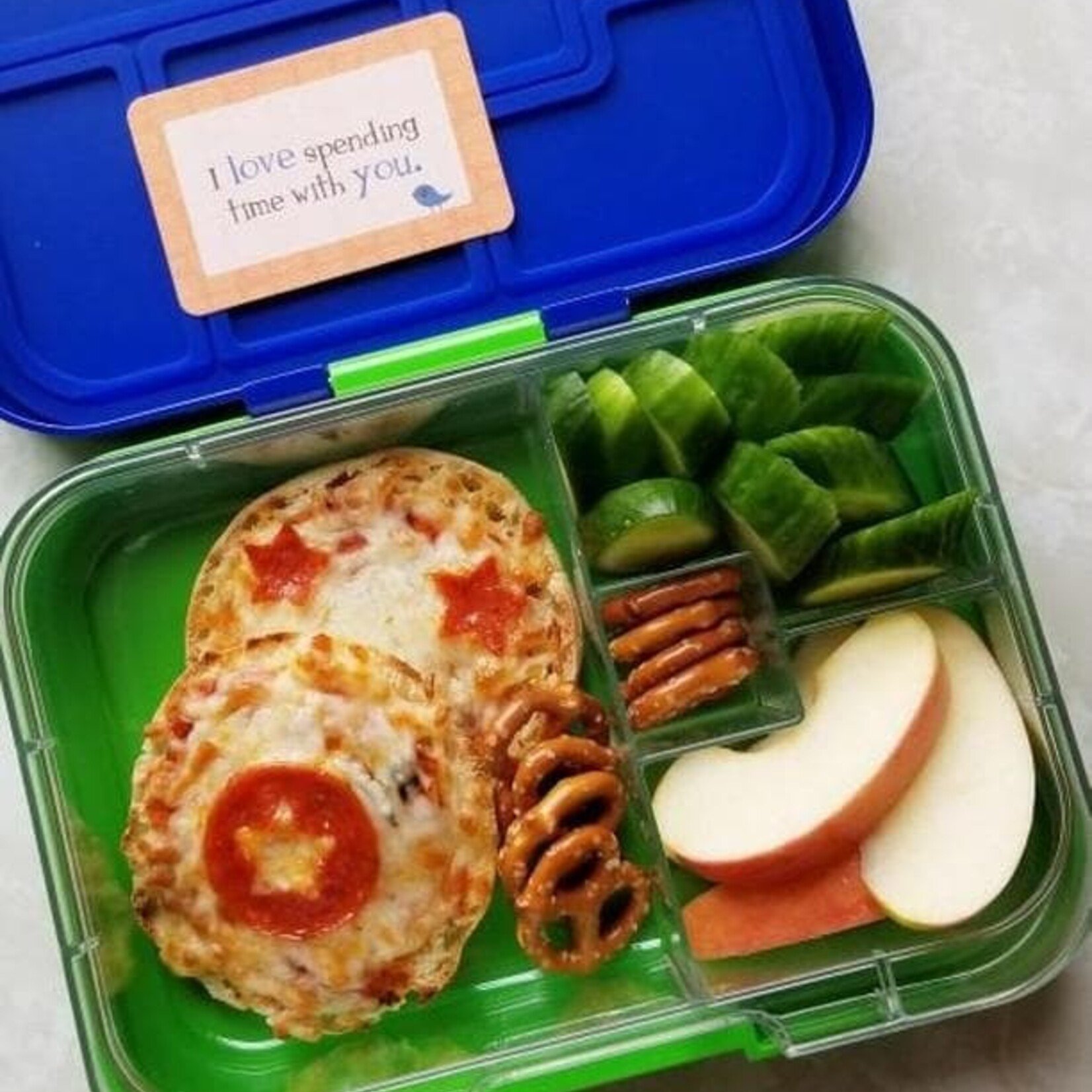 Munchbox Boîte Munchbox mini 4 - Bleu et vert