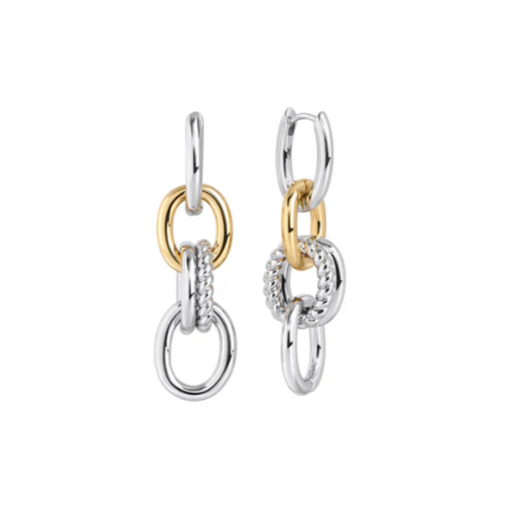Mia Boucles pendantes Cala - Argent et or