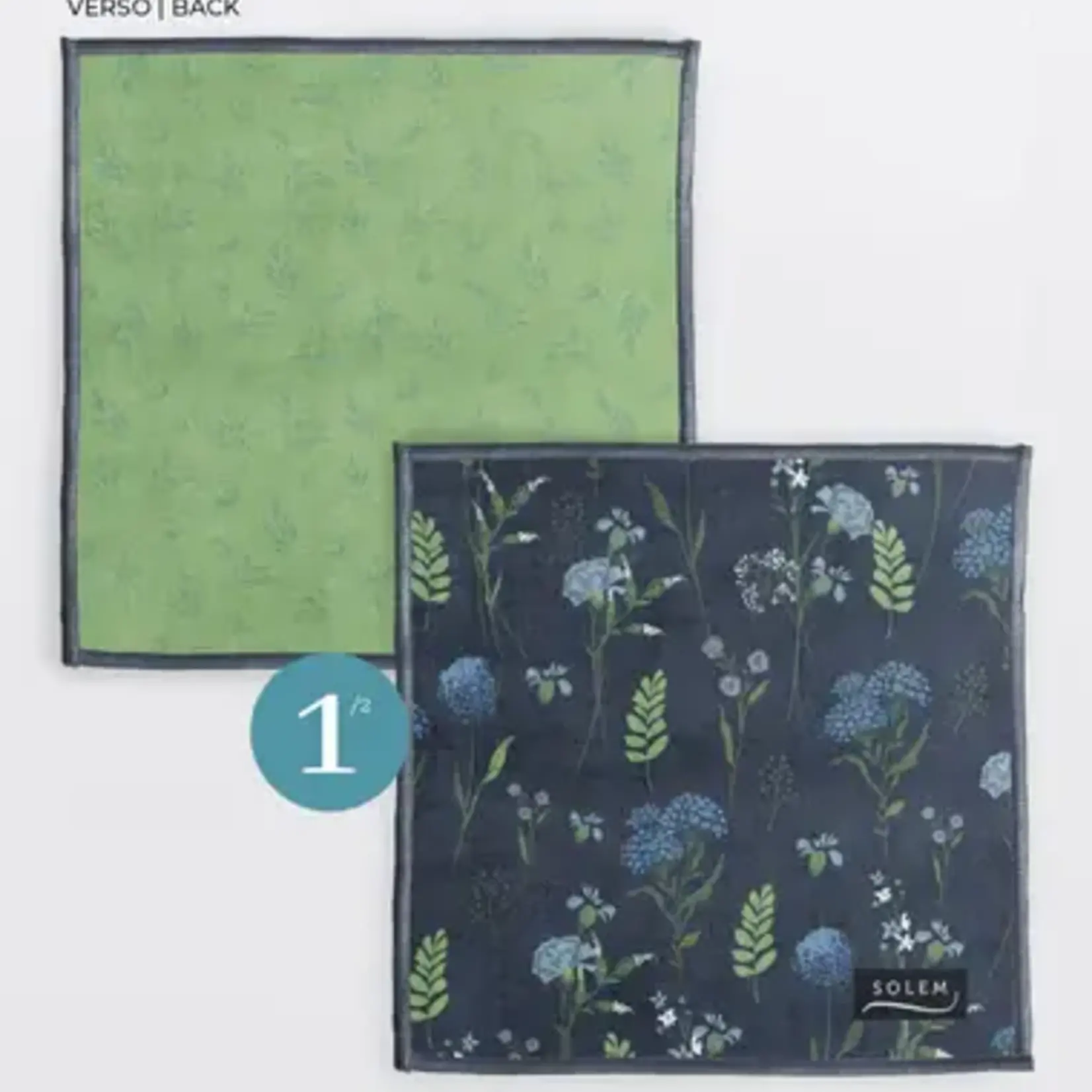 Solem Lingettes à lunettes - Inspiration fleurie (Lot de 2)
