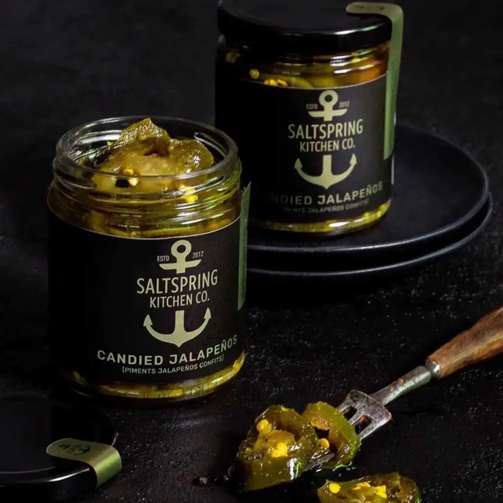 SaltSpring Kitchen ltd Piments jalapenos confits - 250ml