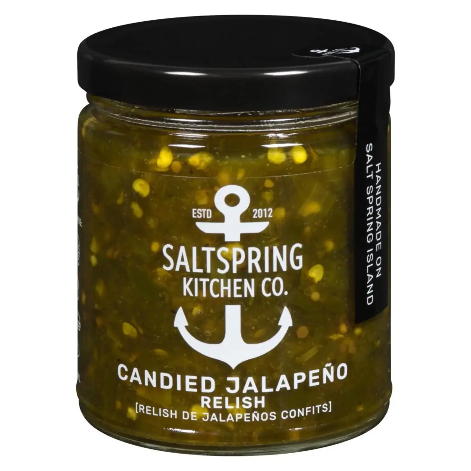 SaltSpring Kitchen ltd Relish de jalapenos confits - 250ml