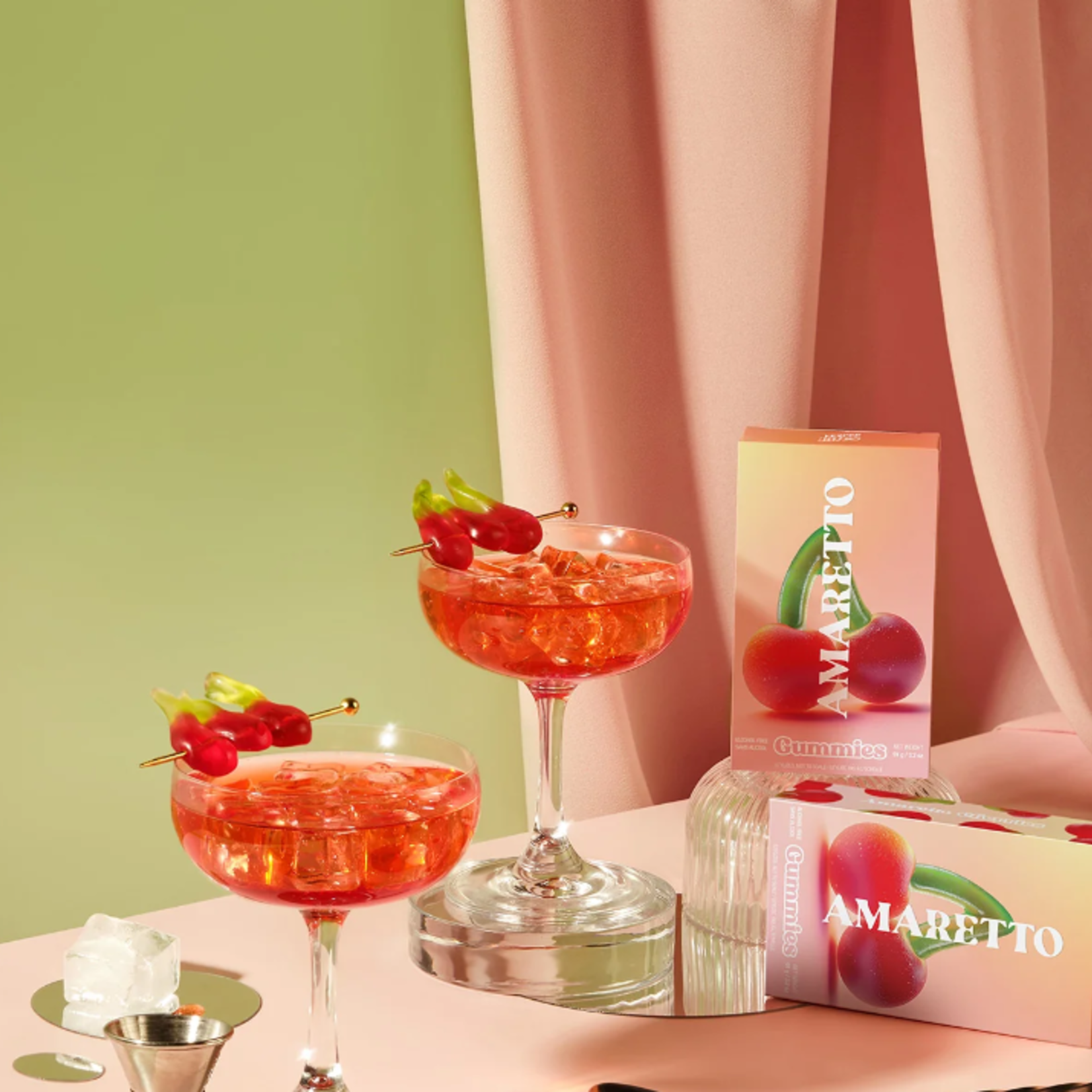 Vesper Bonbons cocktails sans alcool - Cerise à l'amaretto