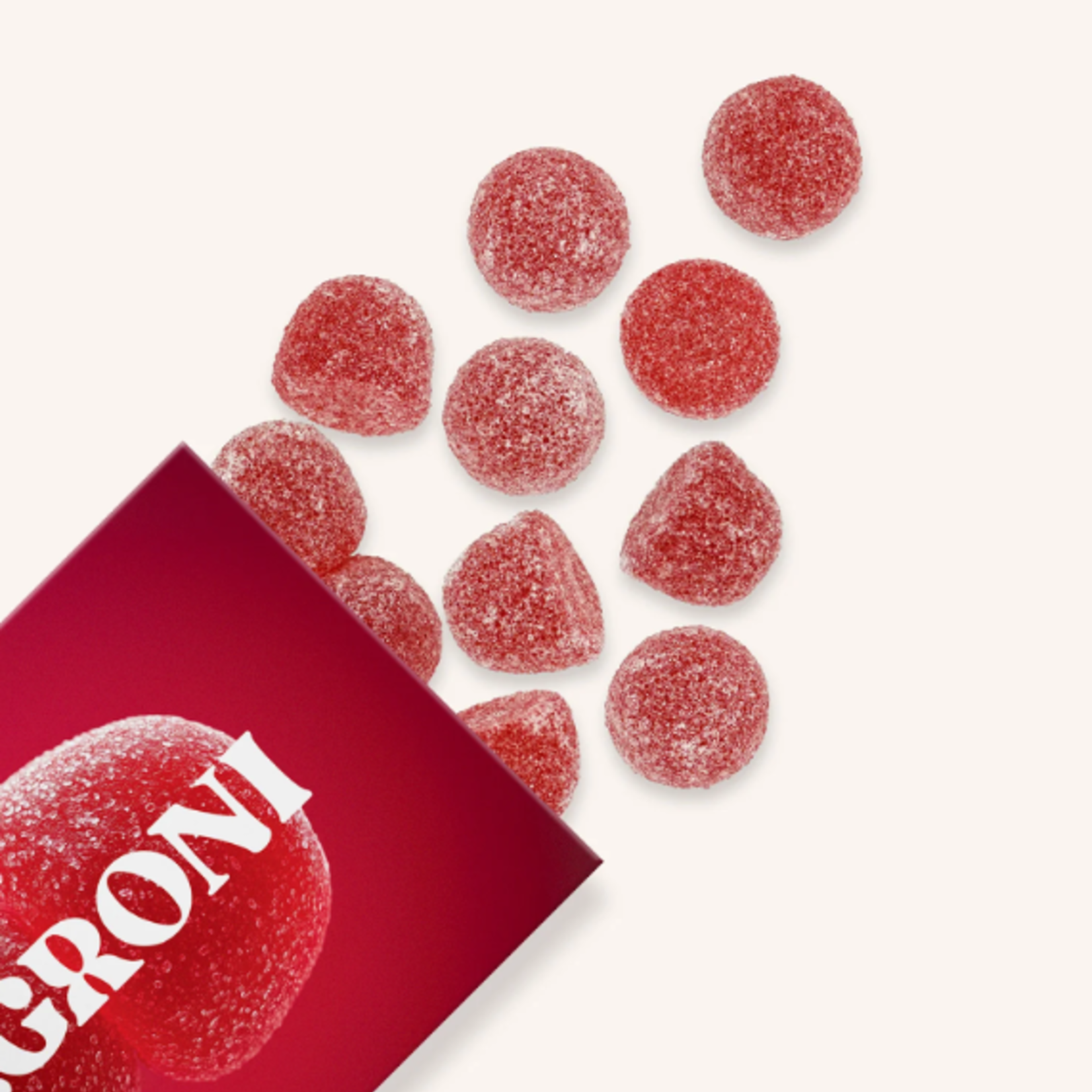 Vesper Bonbons cocktails sans alcool - Negroni