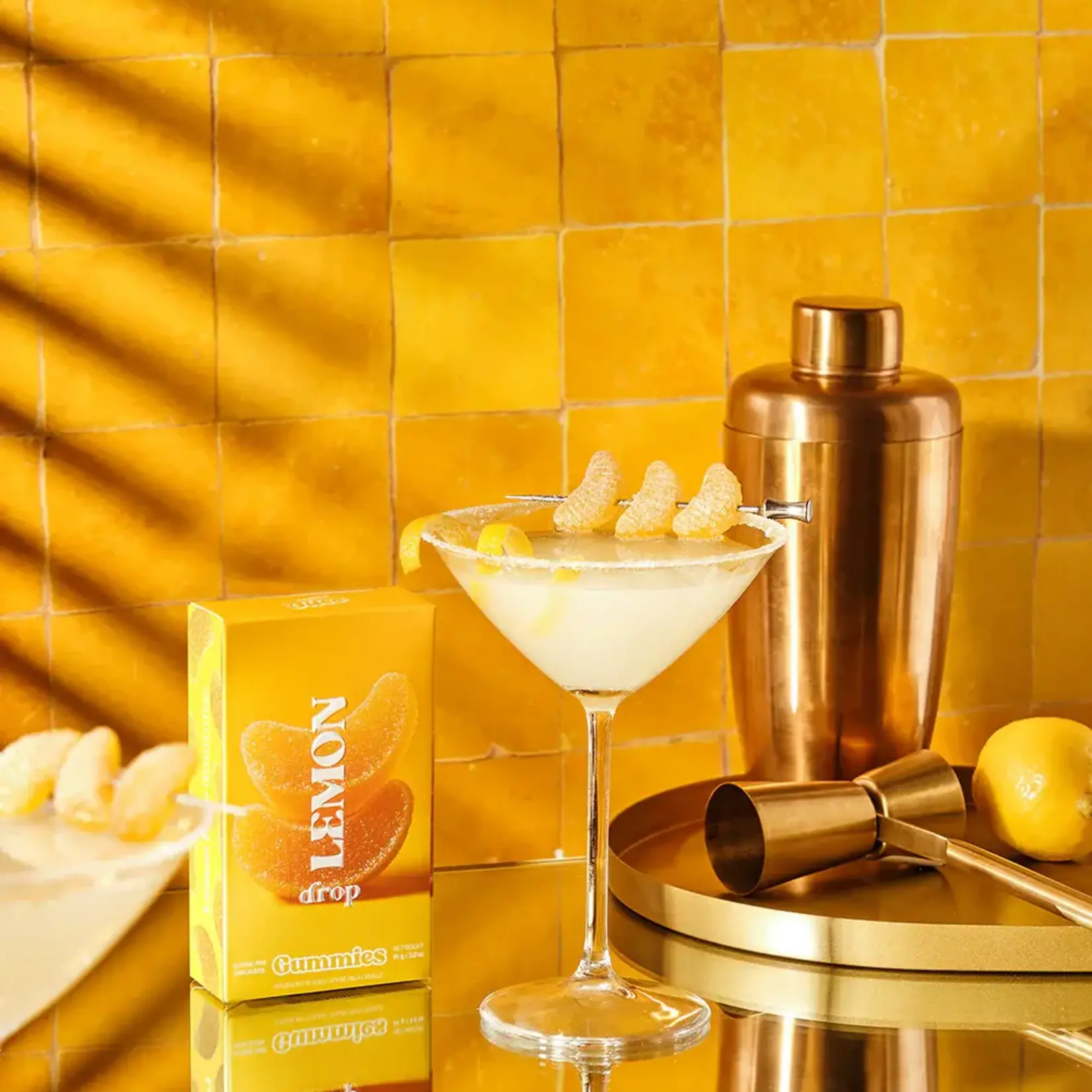 Vesper Bonbons cocktails sans alcool - Martini au citron