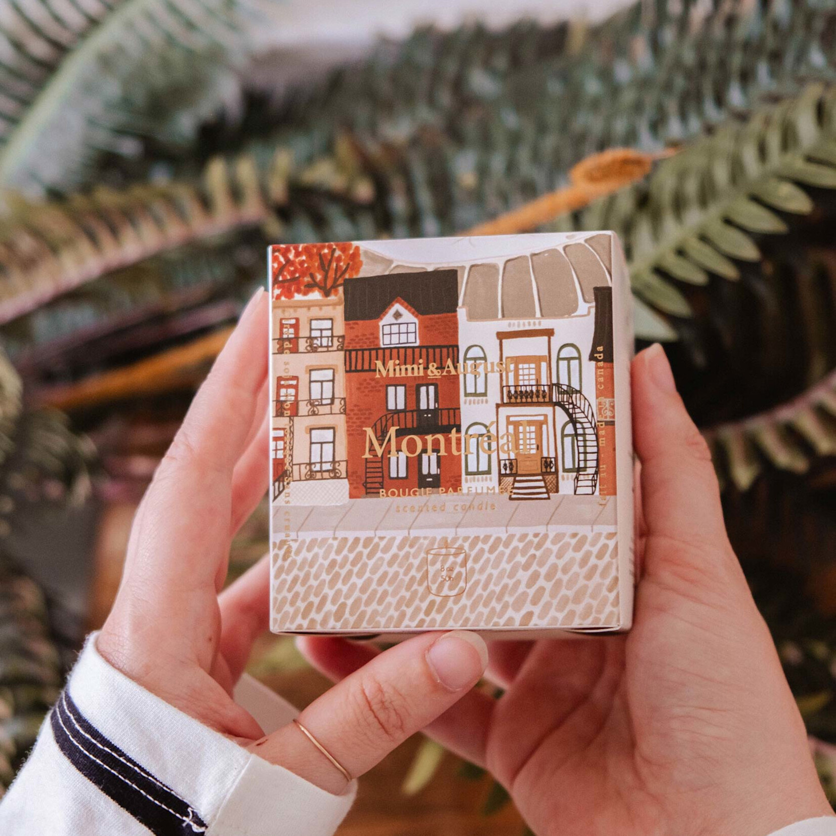 Mimi and August Montréal - Bougie réutilisable - 8 oz