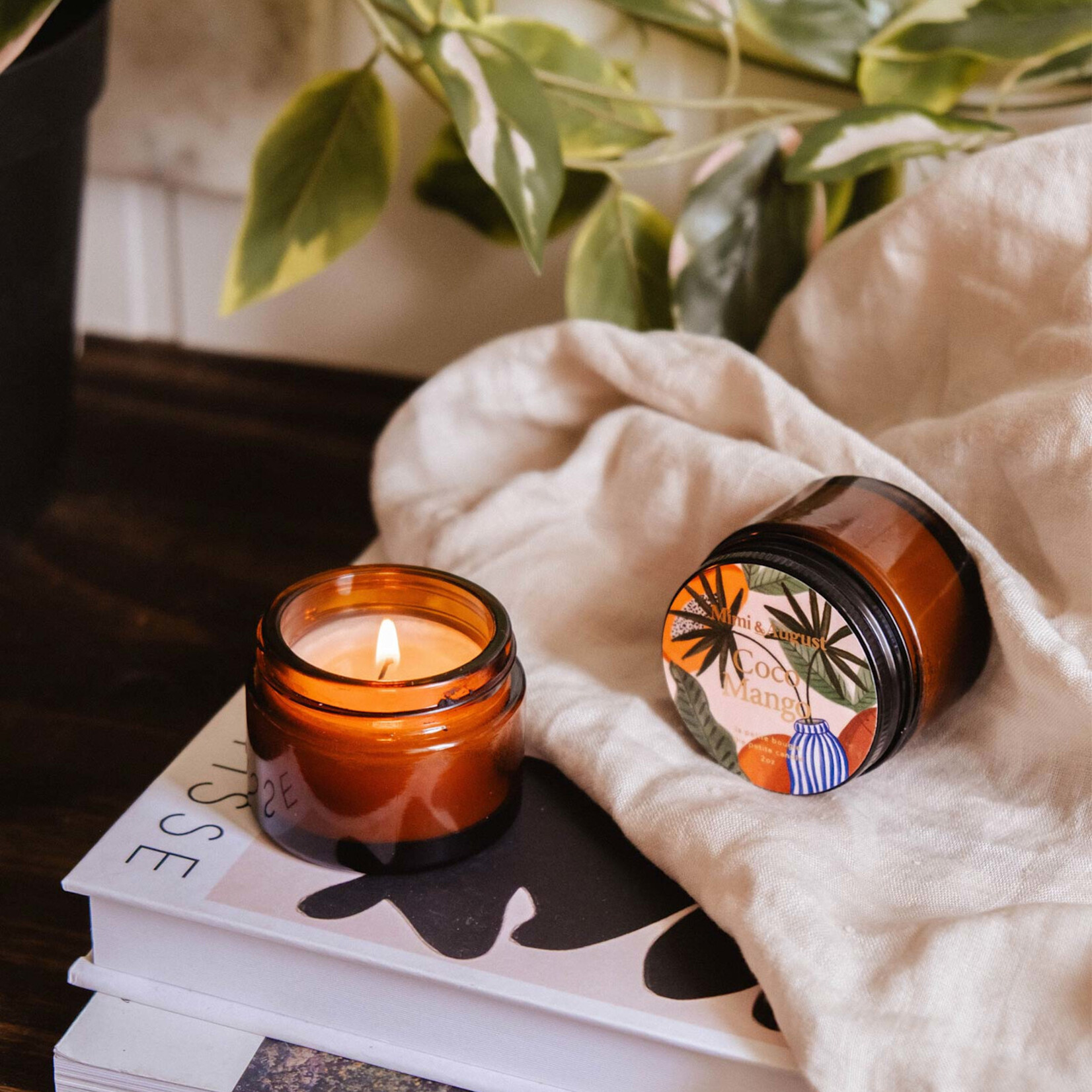 Mimi and August Coco Mango - Bougie réutilisable - 2 oz