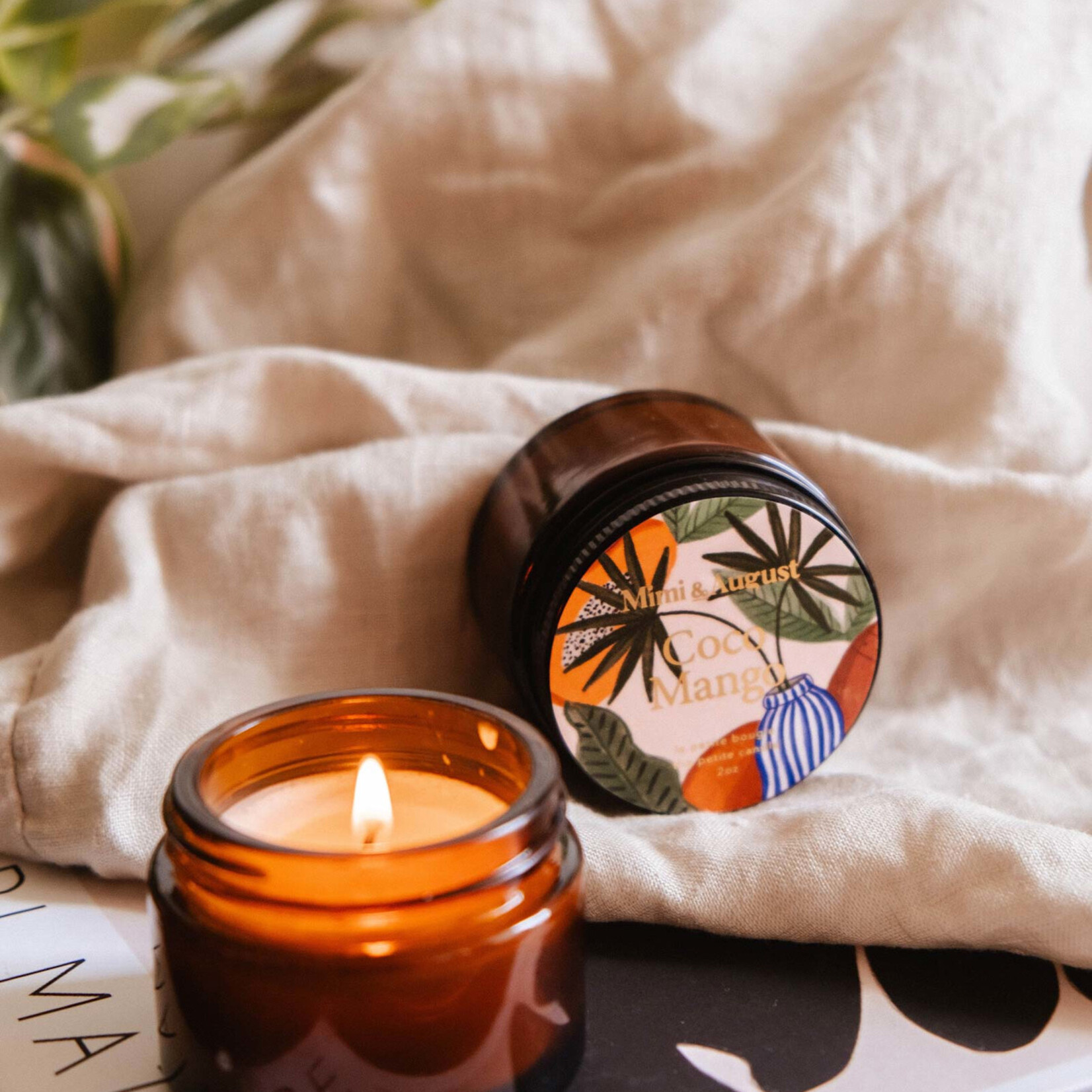 Mimi and August Coco Mango - Bougie réutilisable - 2 oz