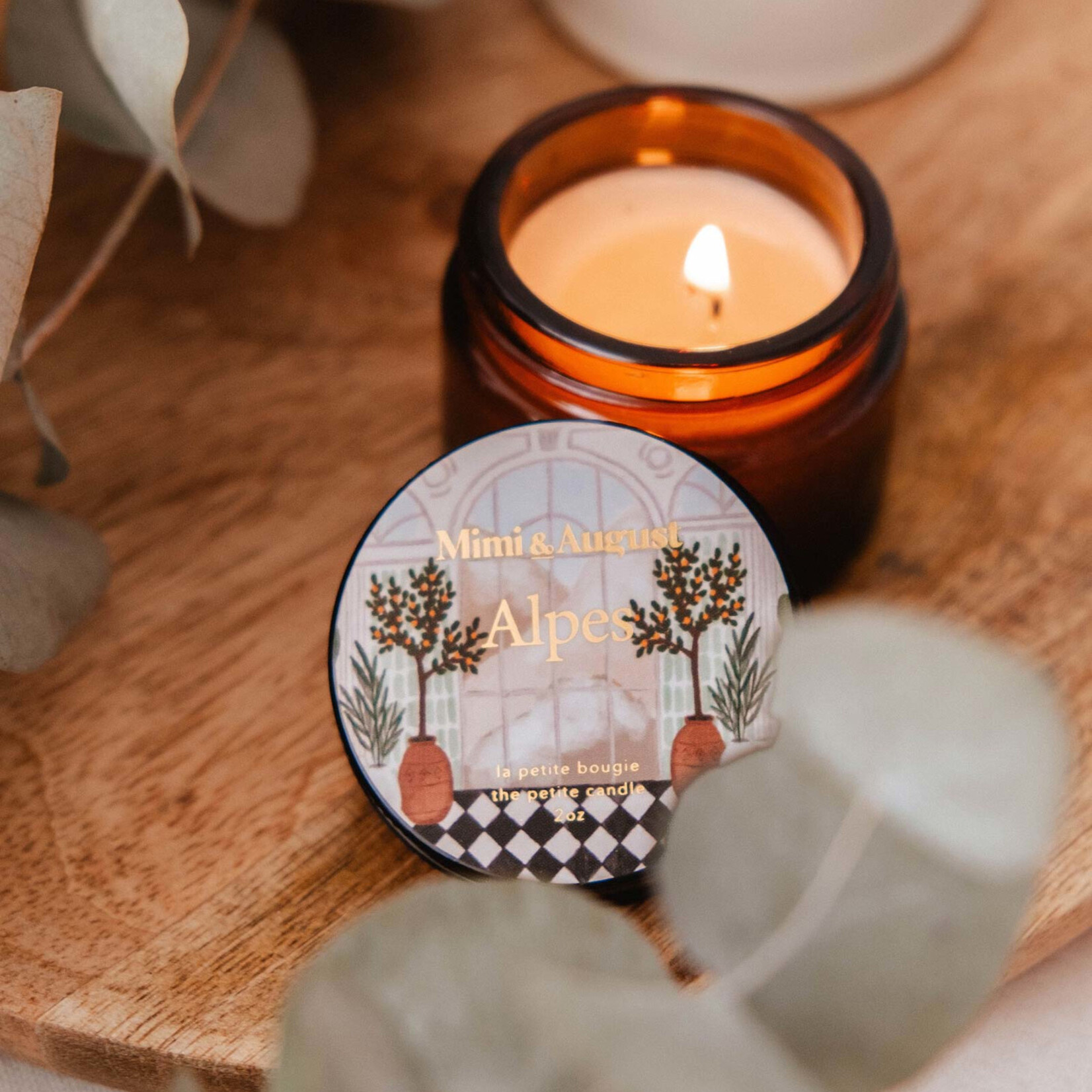 Mimi and August Alpes - Bougie réutilisable - 2 oz