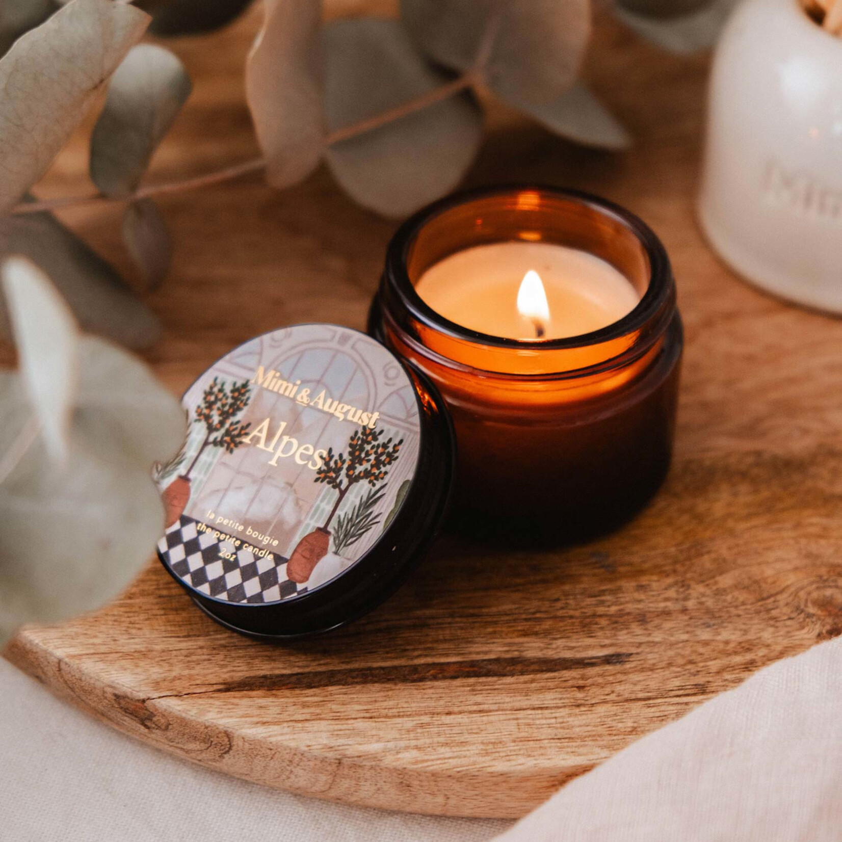 Mimi and August Alpes - Bougie réutilisable - 2 oz