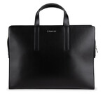 Lambert Le Helia - Malette 2 en 1 en cuir vegan recyclé - Noir