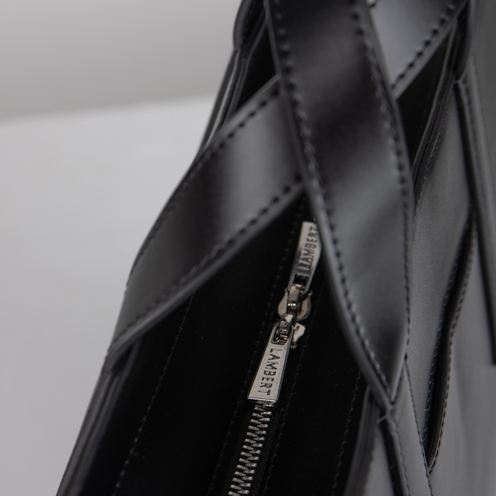Lambert Le Helia - Malette 2 en 1 en cuir vegan recyclé - Noir