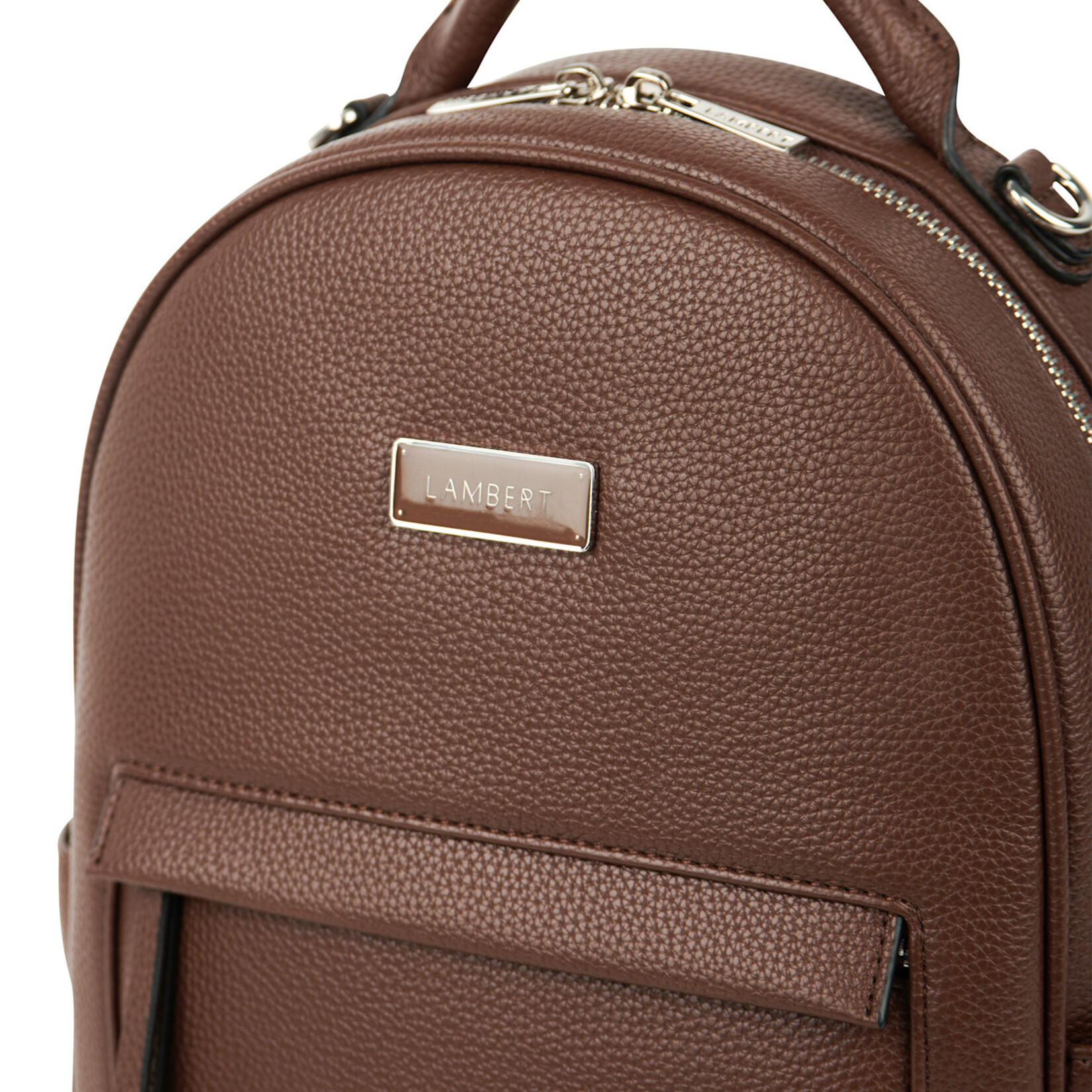 Lambert Le Maude - Sac à dos 3-en-1 en cuir végan - Chocolat