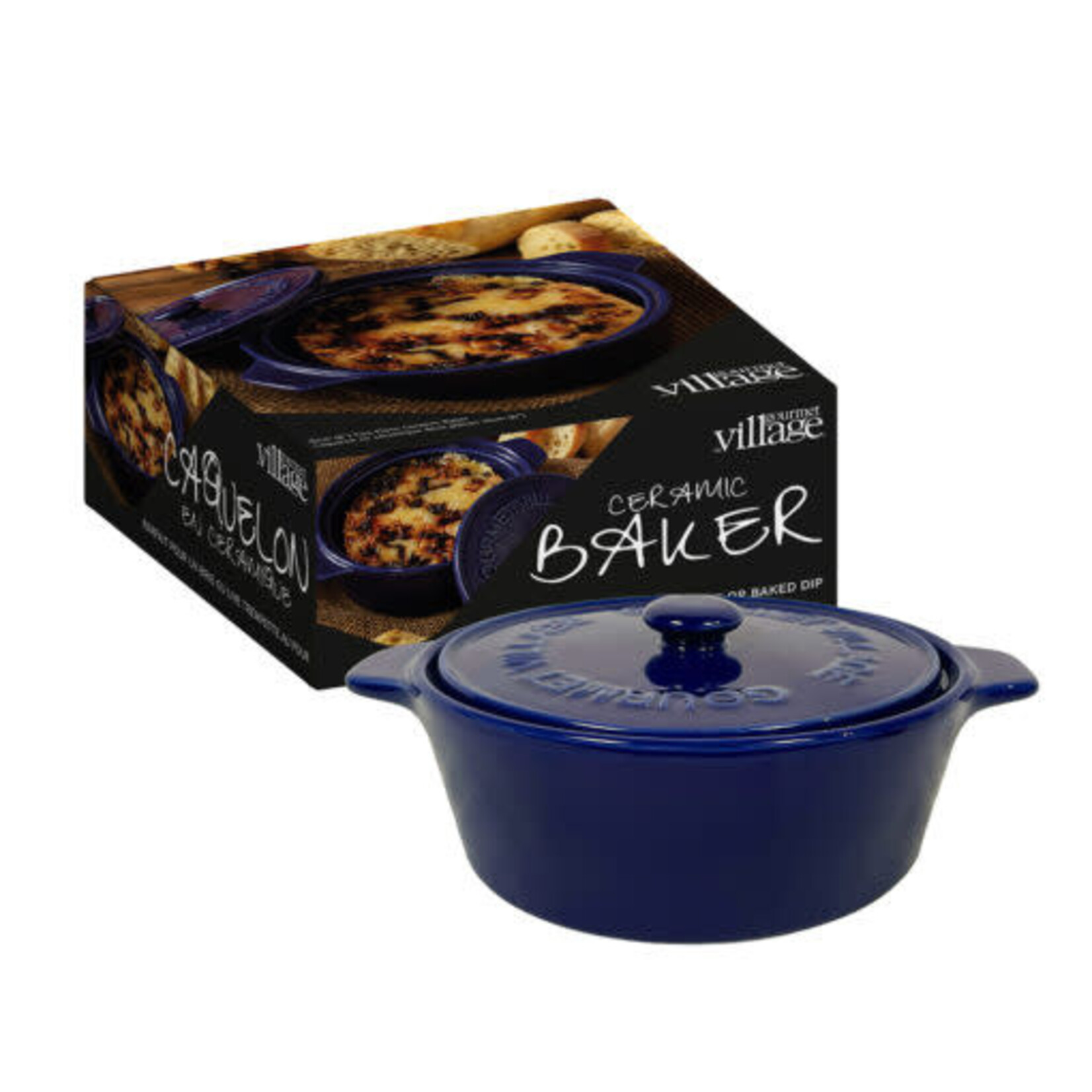 Gourmet du Village Caquelon pour brie - Bleu