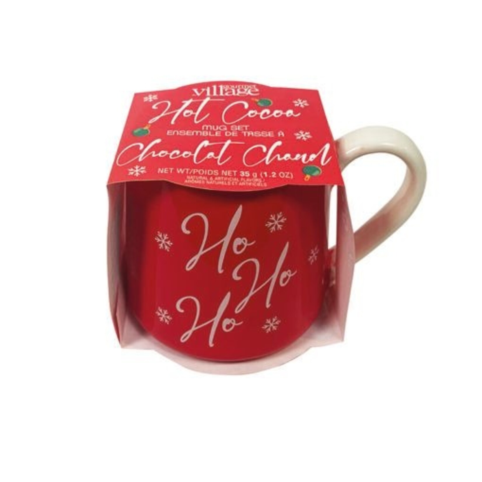 Gourmet du Village Tasse rouge et chocolat chaud - Ho Ho Ho