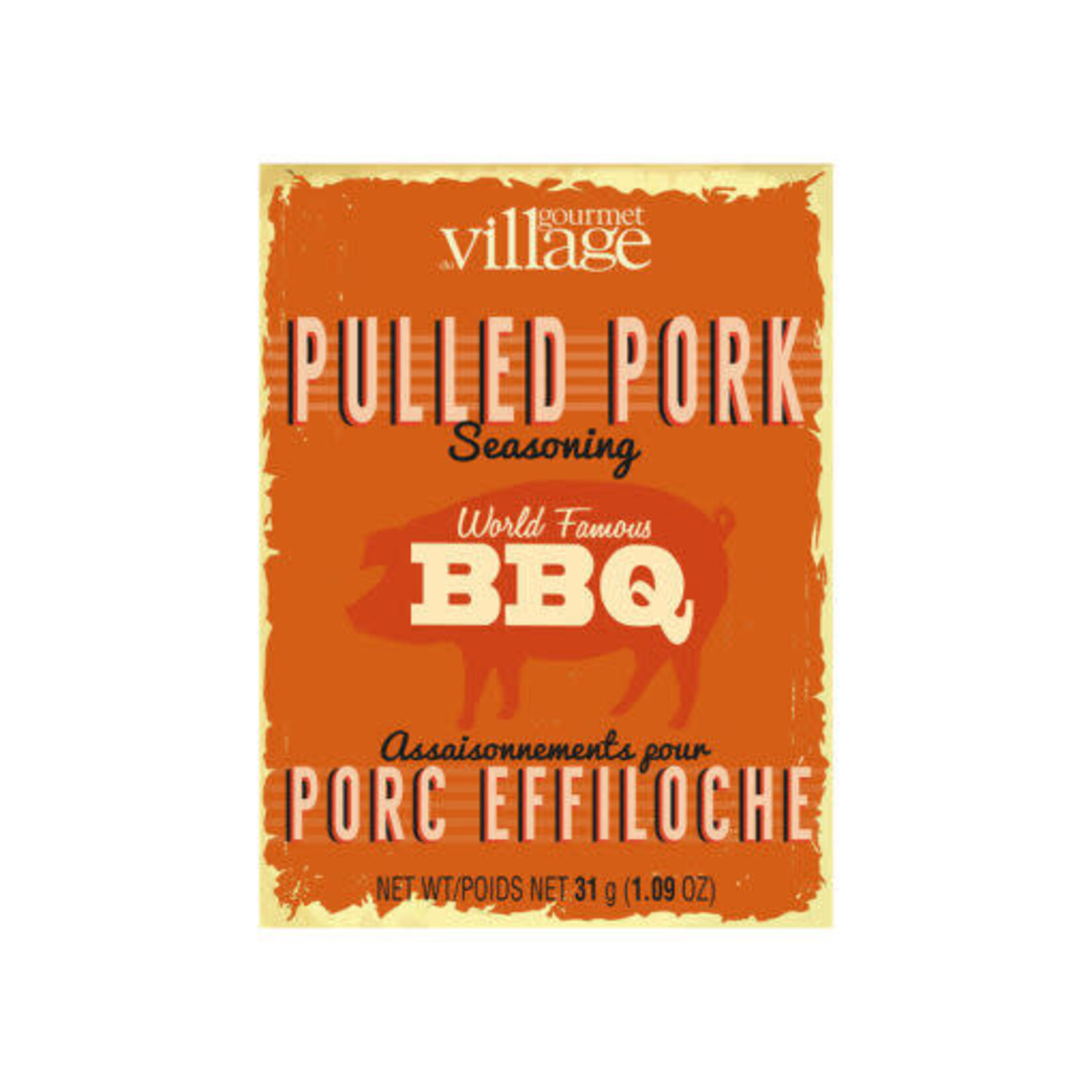 Gourmet du Village Boîte d'assaisonnement - Porc effiloché