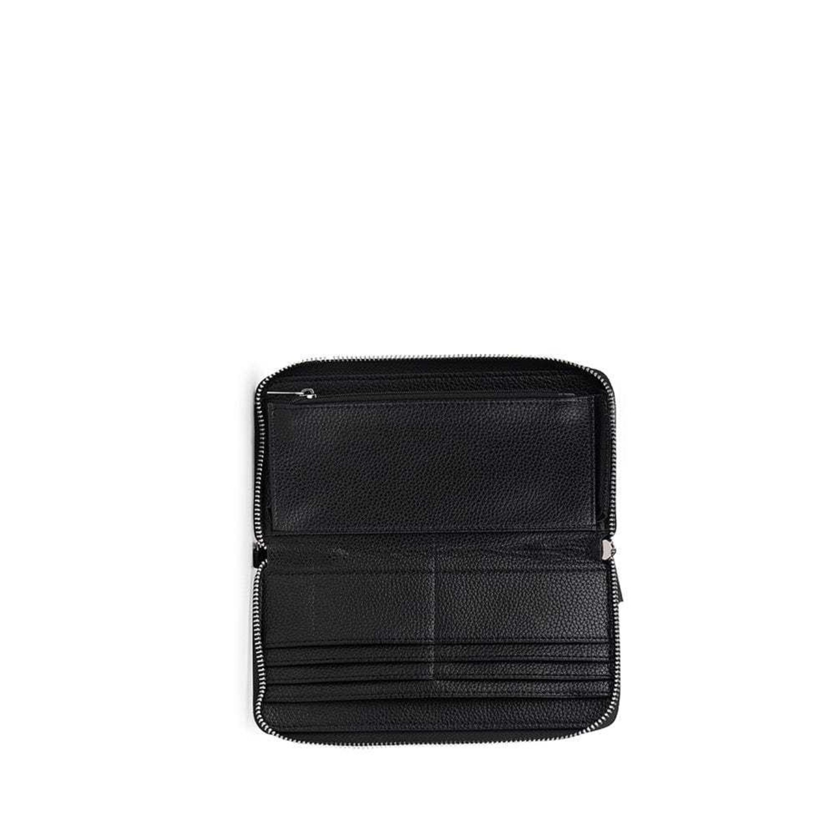 Lambert Le Mina - Portefeuille en cuir vegan - Noir