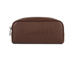 Lambert Le Brooke - Étui à crayons en cuir vegan - Chocolat